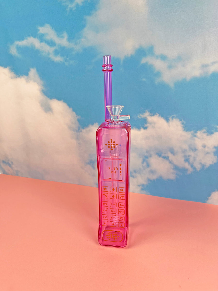 Cell Phone Bong- Pink