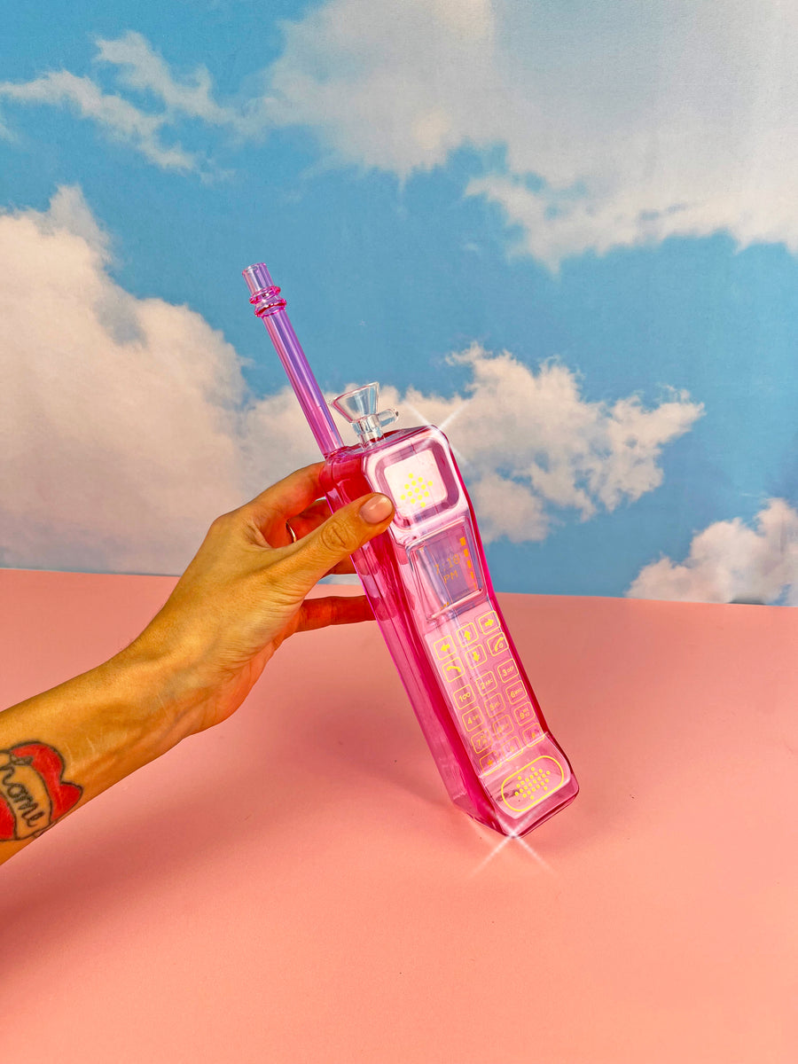 Cell Phone Bong- Pink