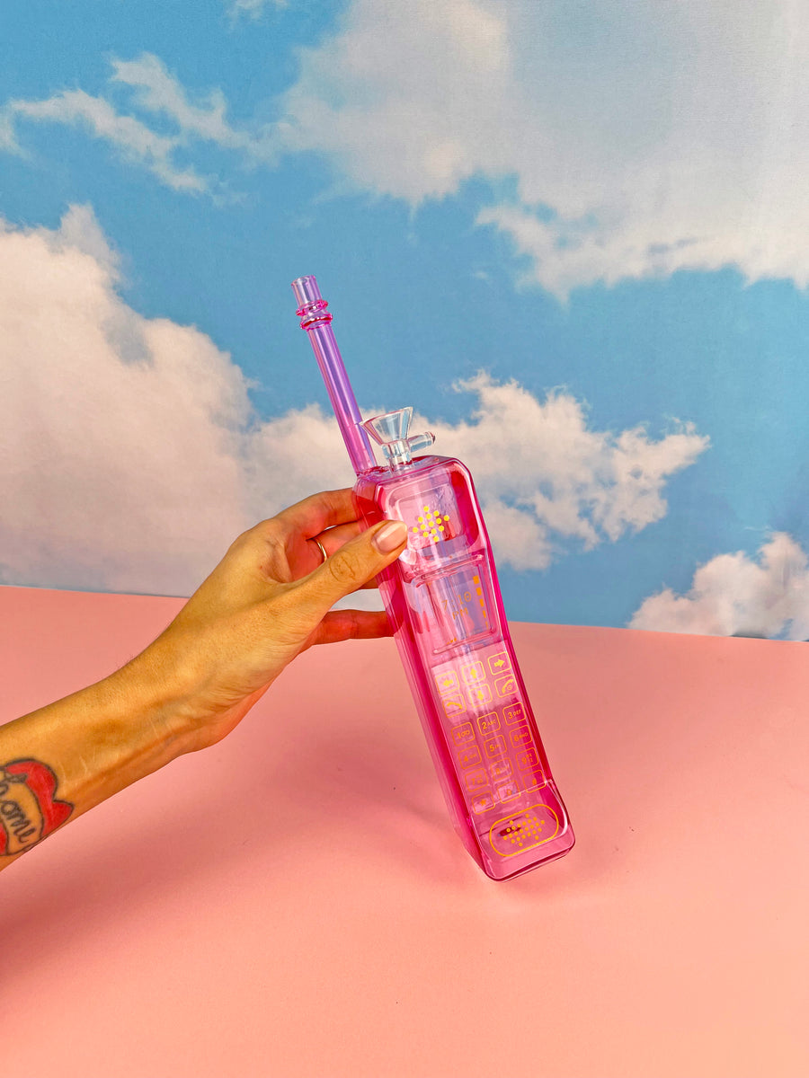 Cell Phone Bong- Pink