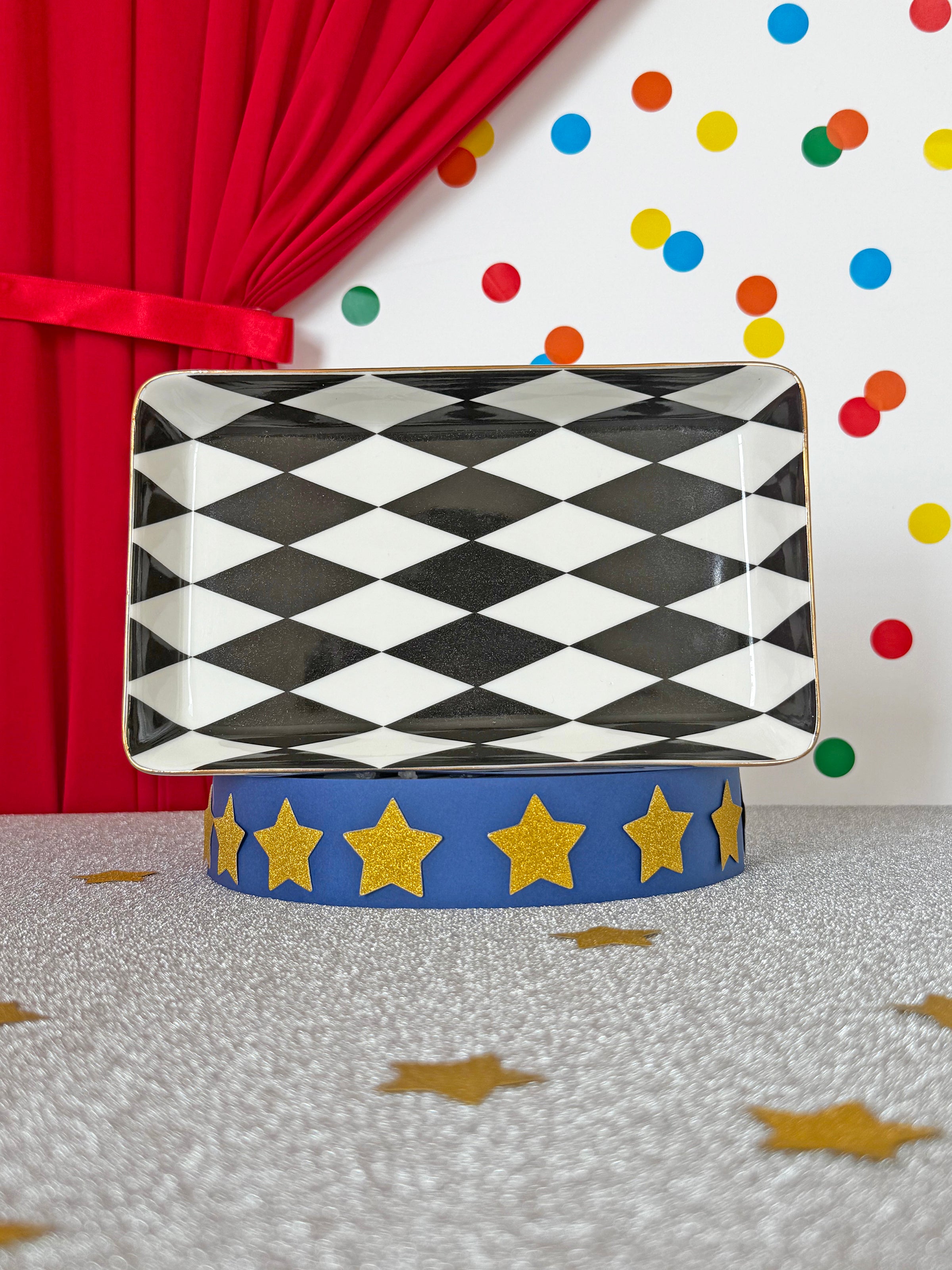 Harlequin Ceramic Tray