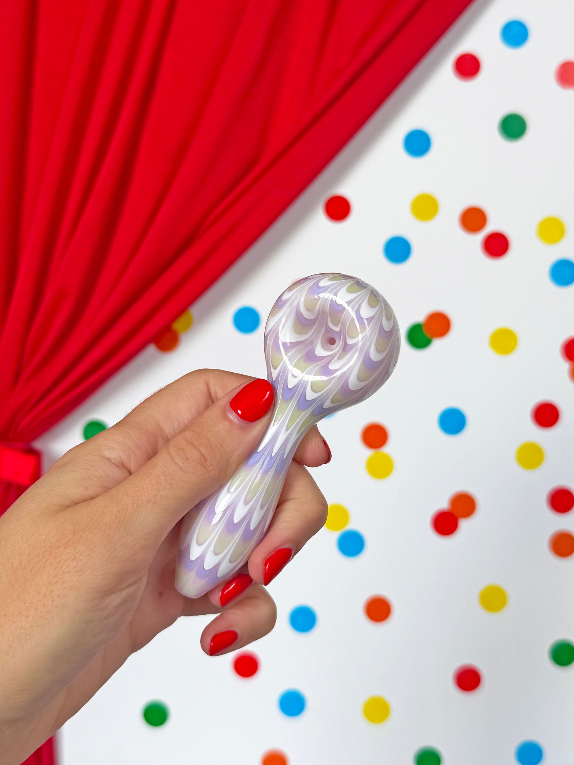 Cotton Candy Swirl Pipe