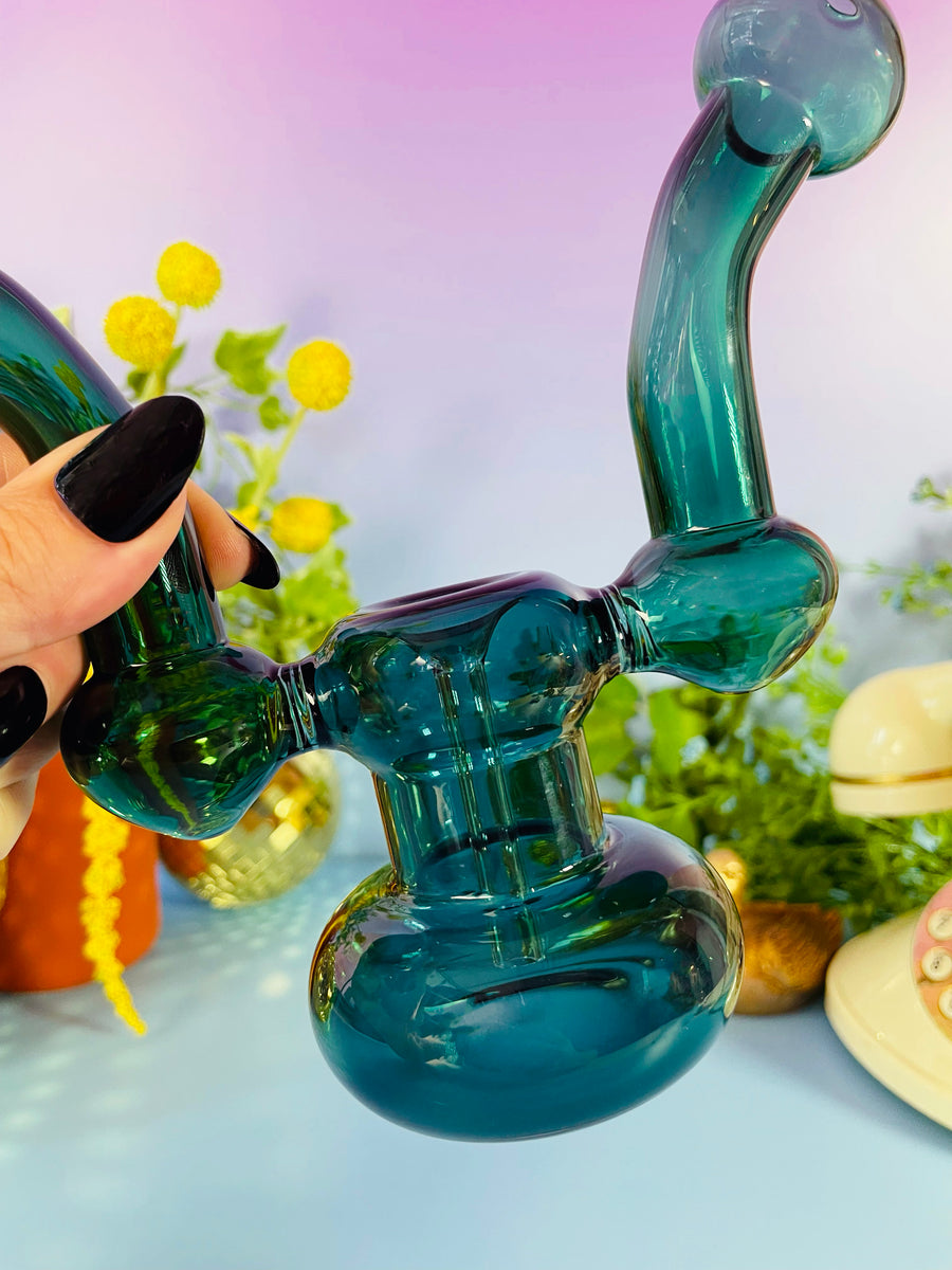 Buddy System Double Bubbler - Teal