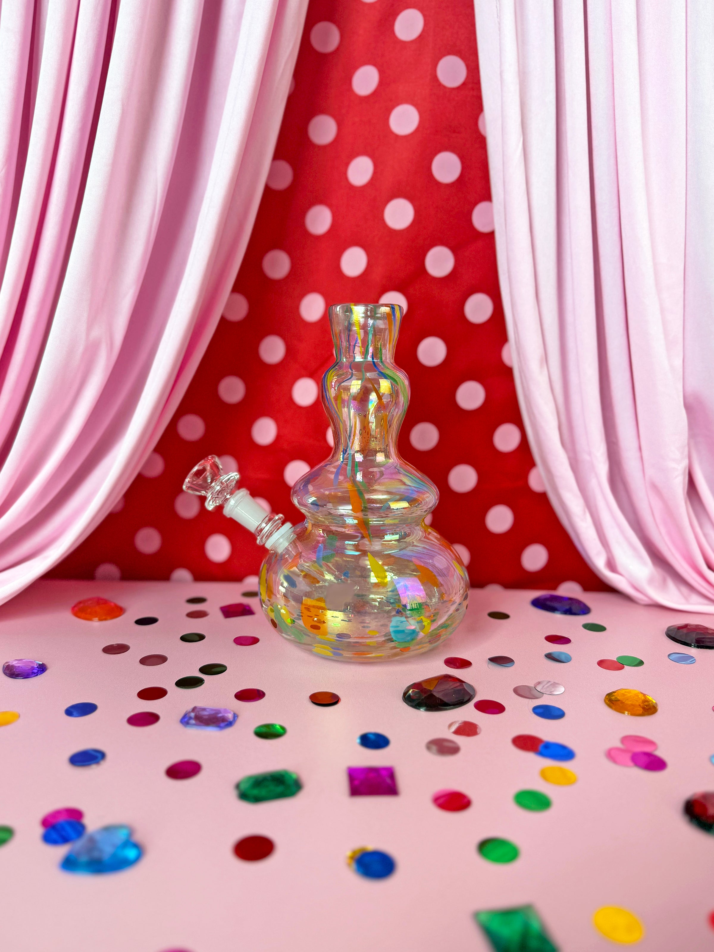 Rainbow Soft Glass Bong