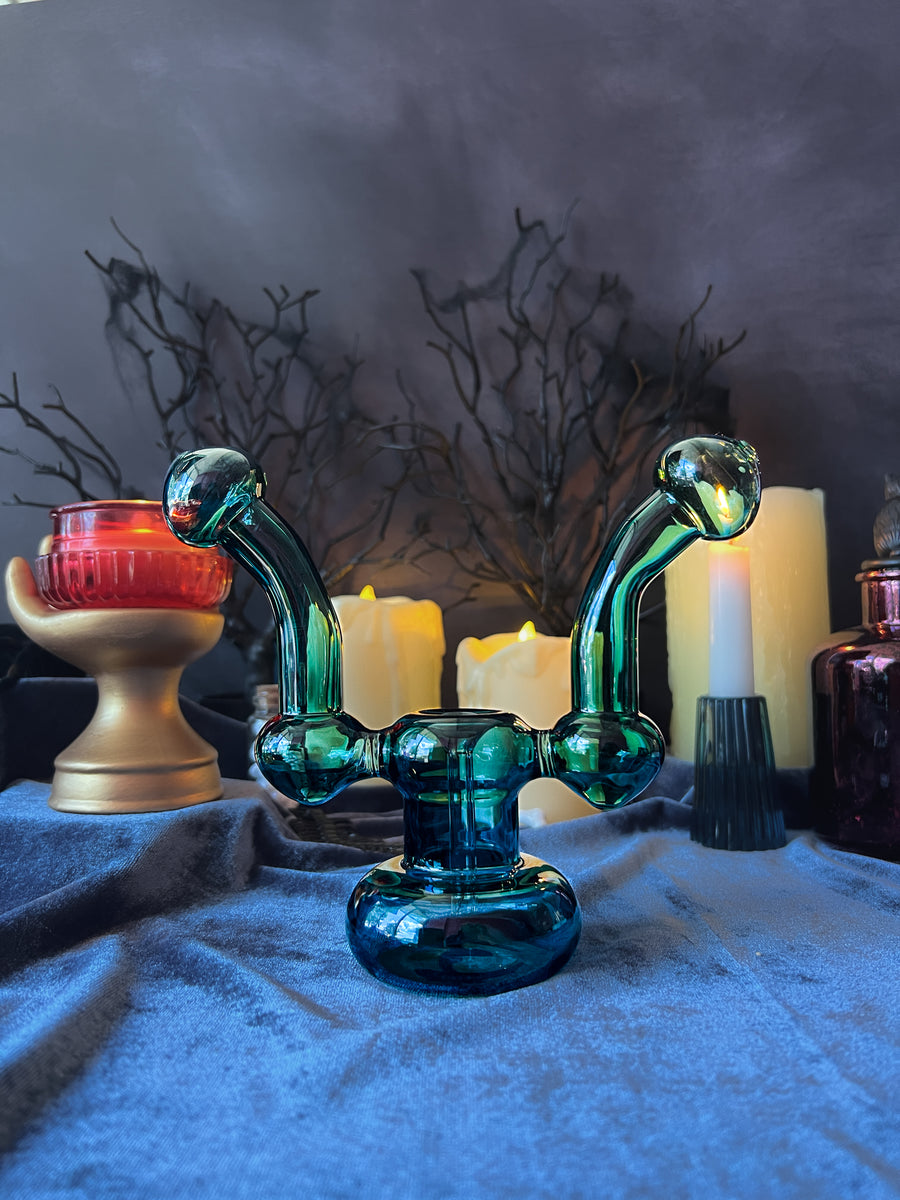 Buddy System Double Bubbler - Teal