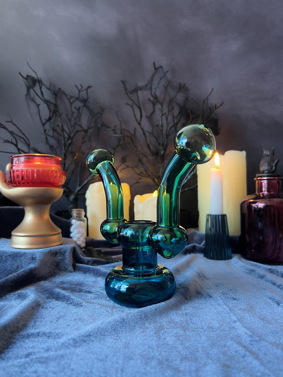 Buddy System Double Bubbler - Teal