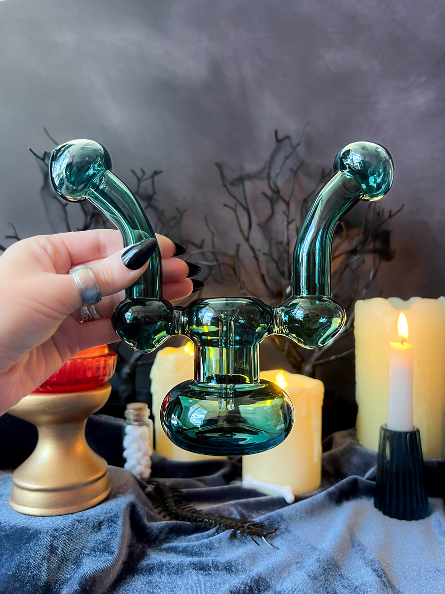 Buddy System Double Bubbler - Teal