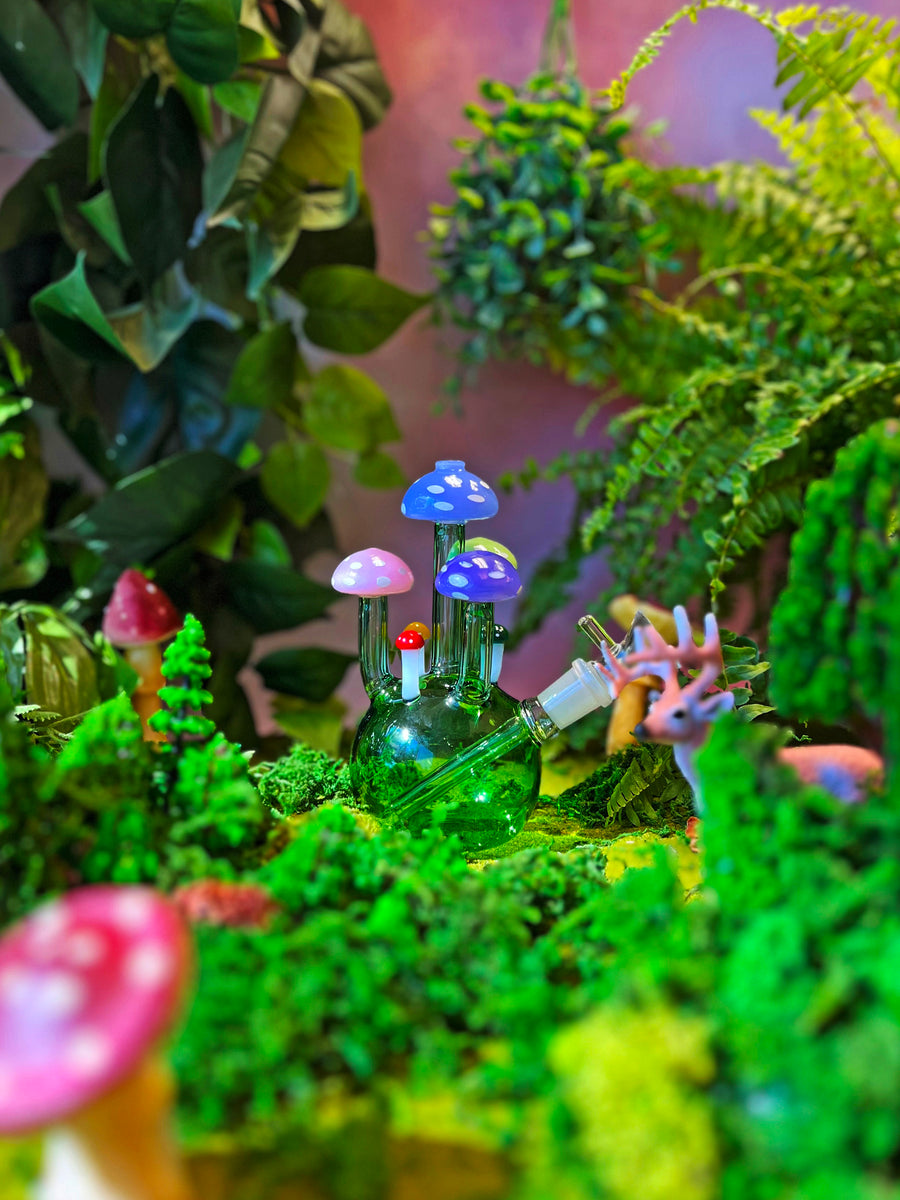 Mushroom Meadow Bubbler