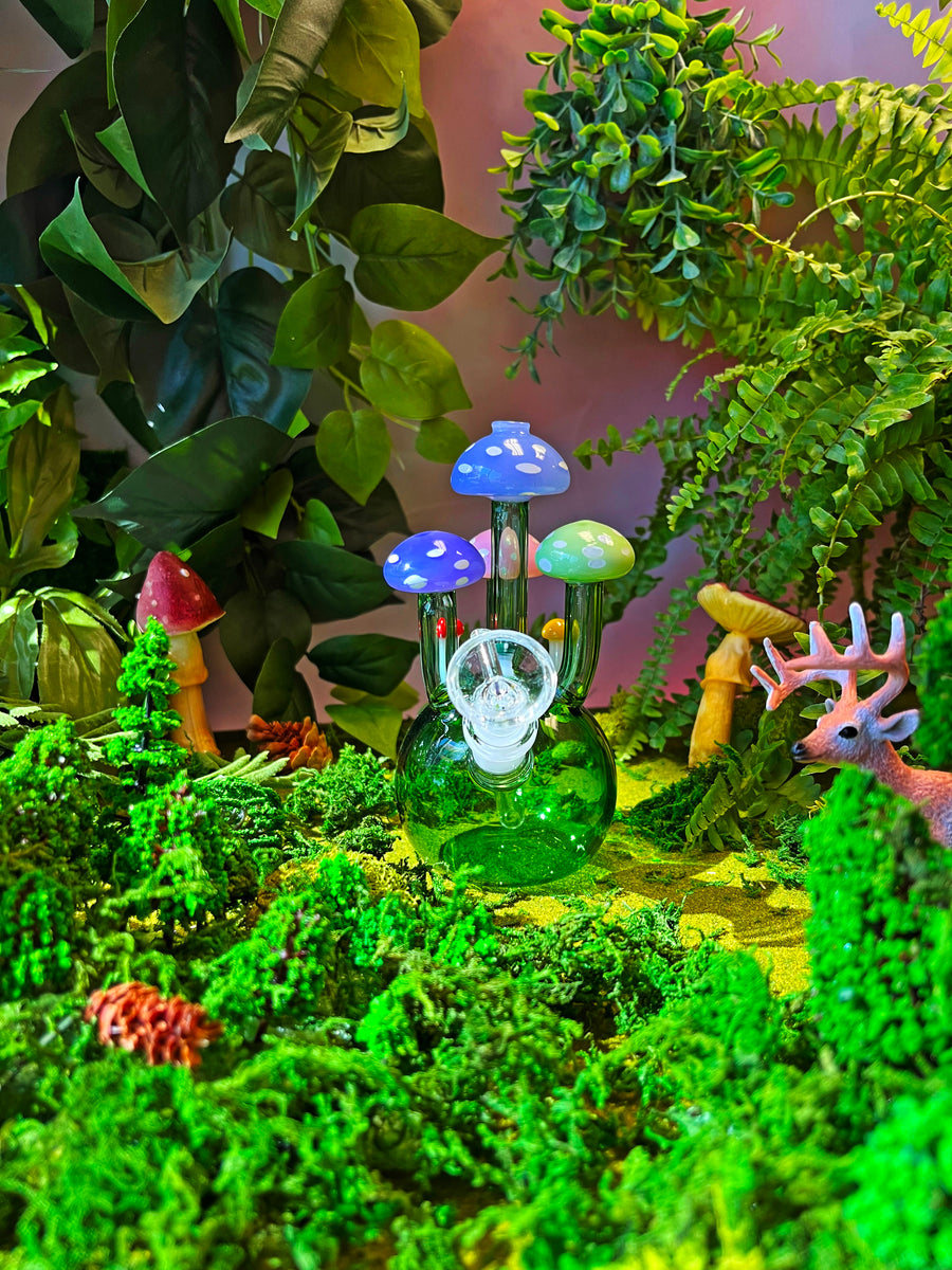 Mushroom Meadow Bubbler