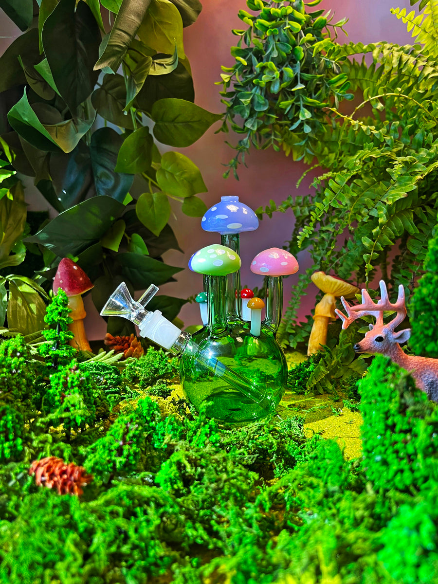 Mushroom Meadow Bubbler