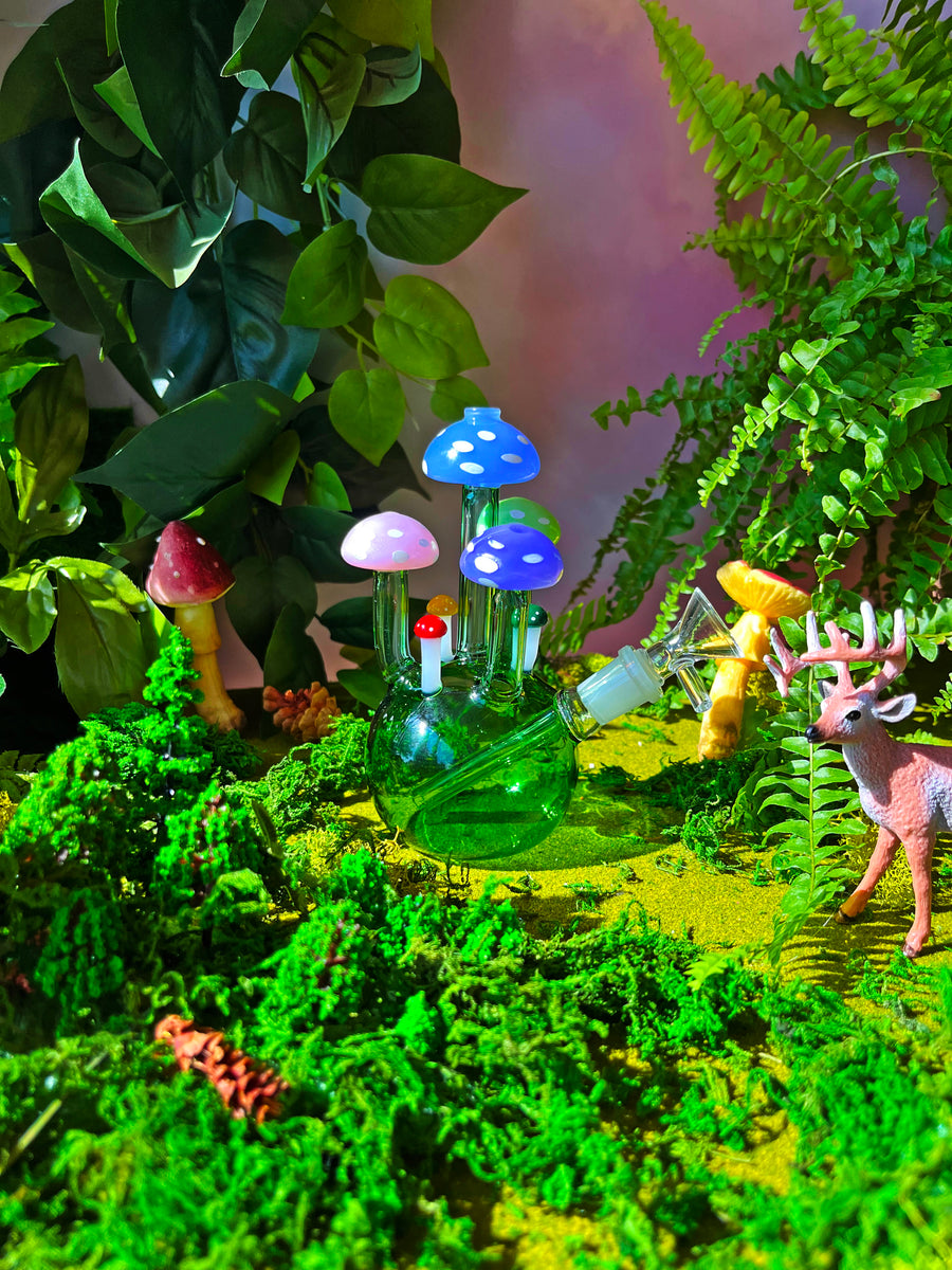 Mushroom Meadow Bubbler