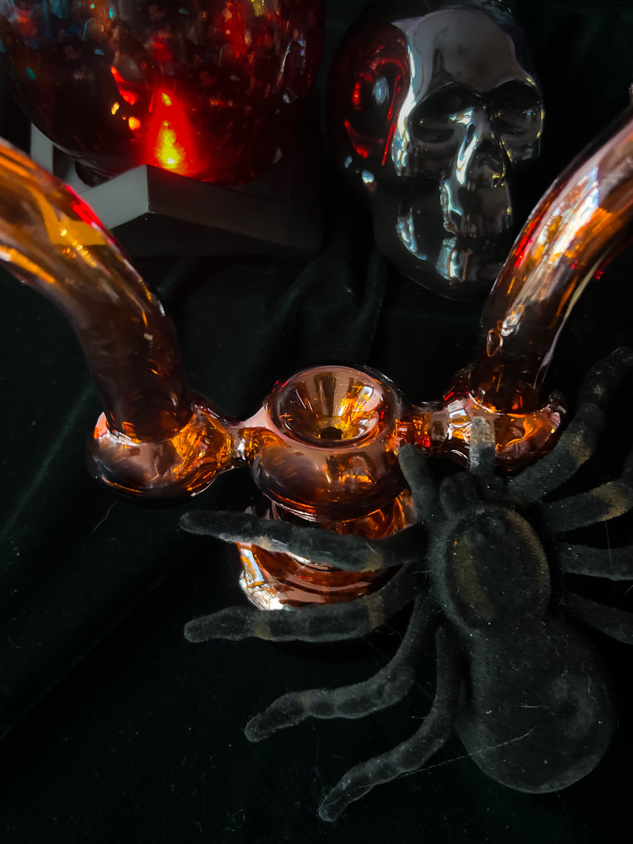 Buddy System Double Bubbler - Amber