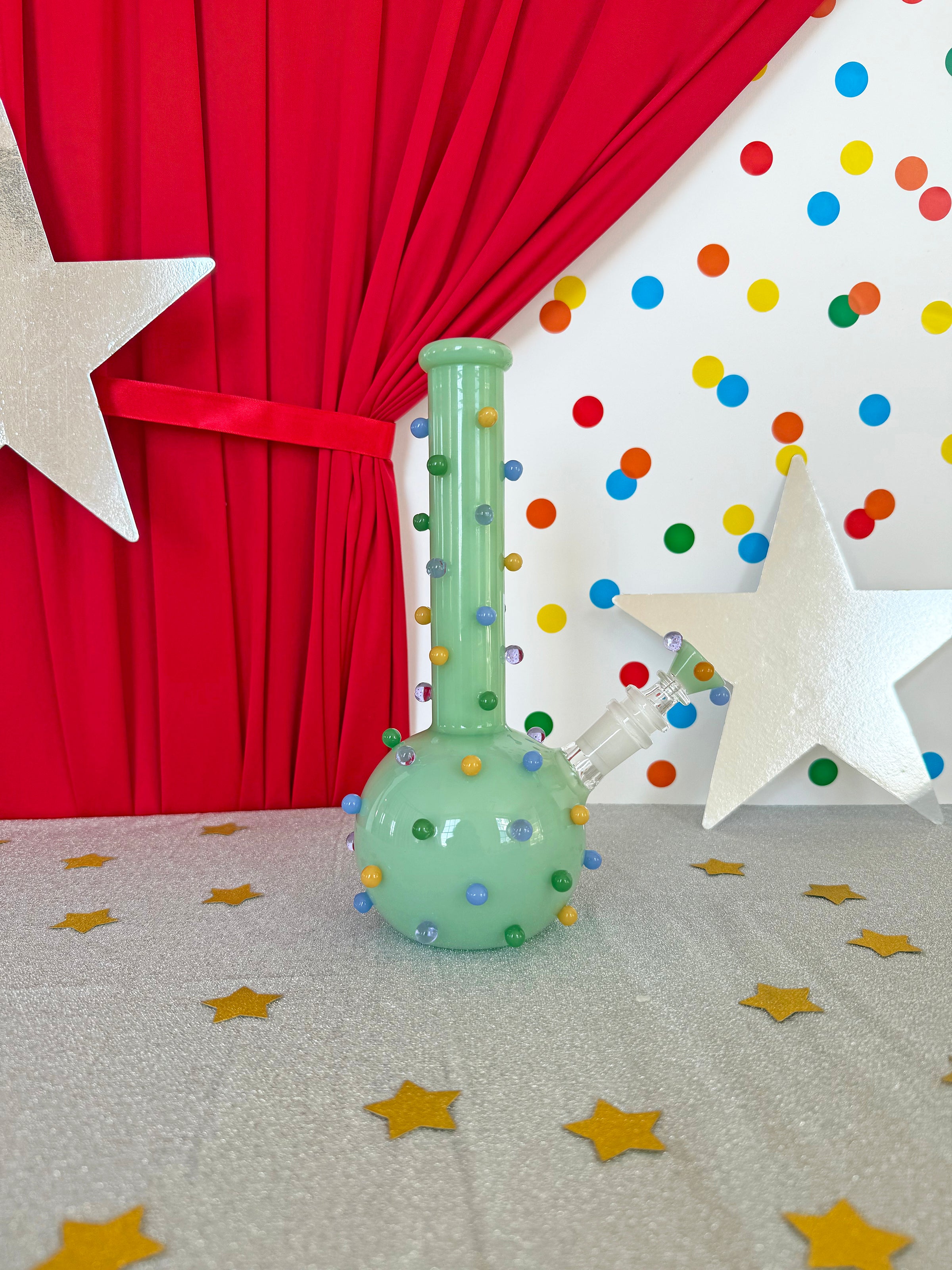 Circus Dots Bong- Jade