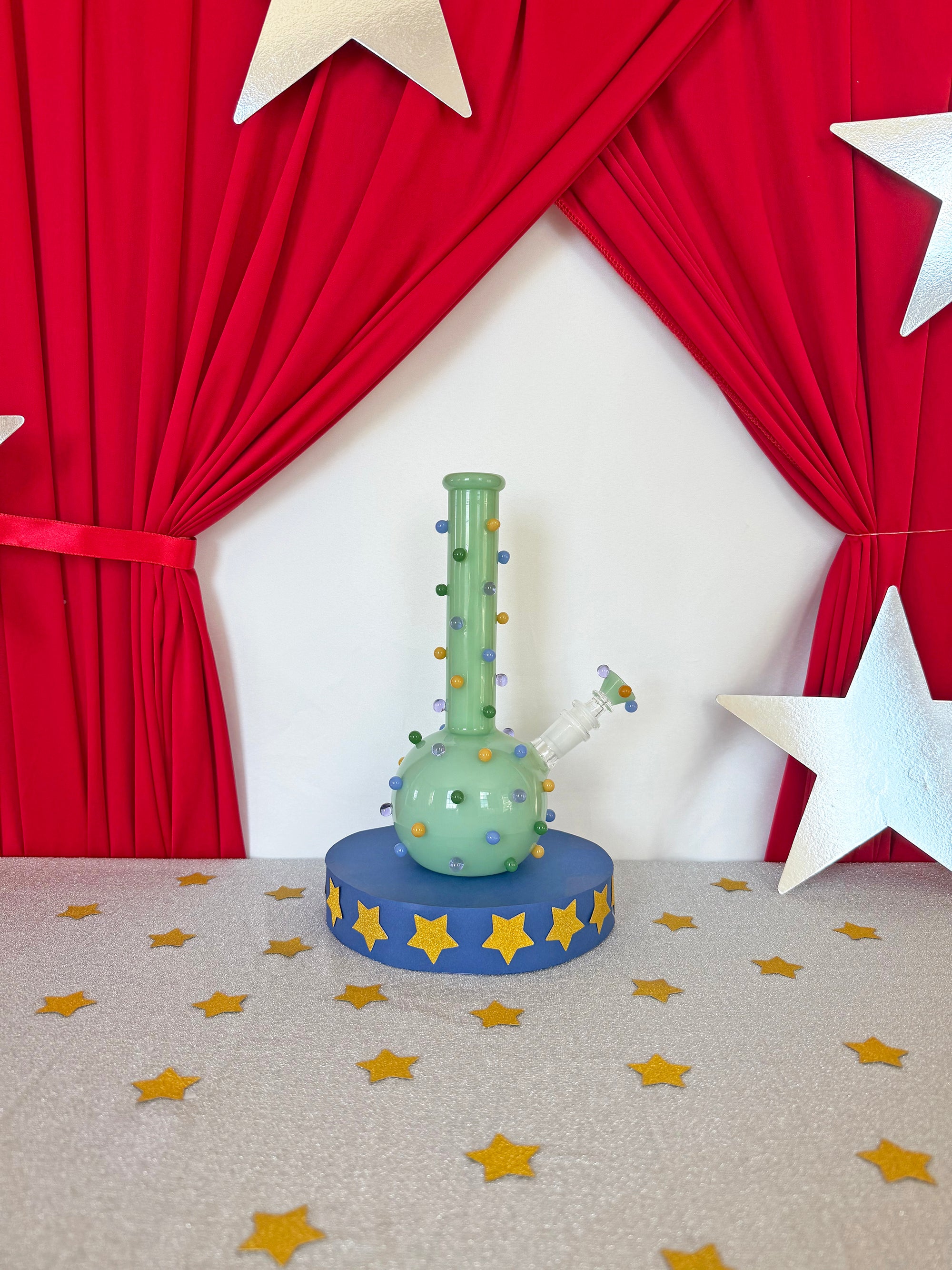 Circus Dots Bong- Jade