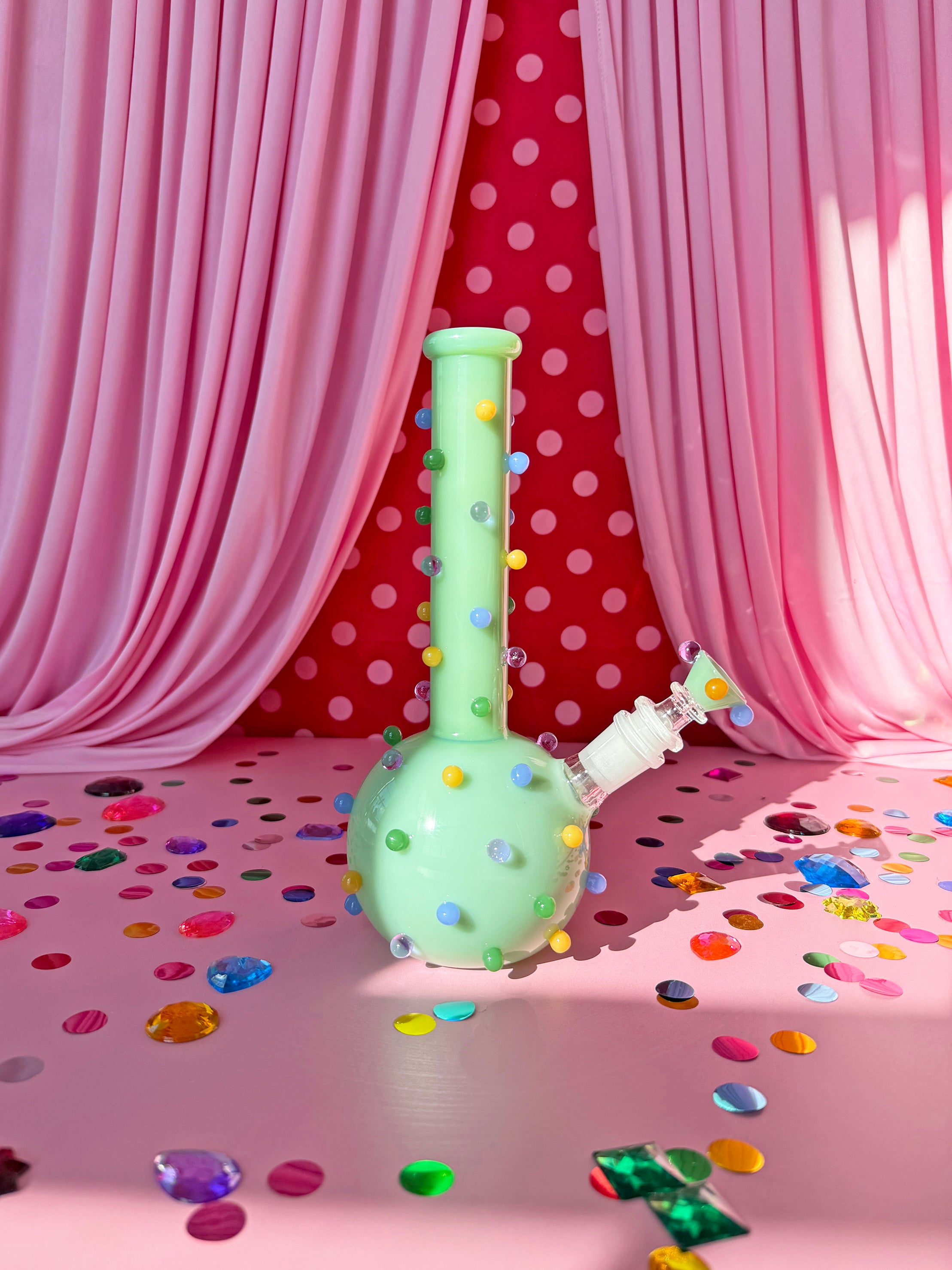 Circus Dots Bong- Jade