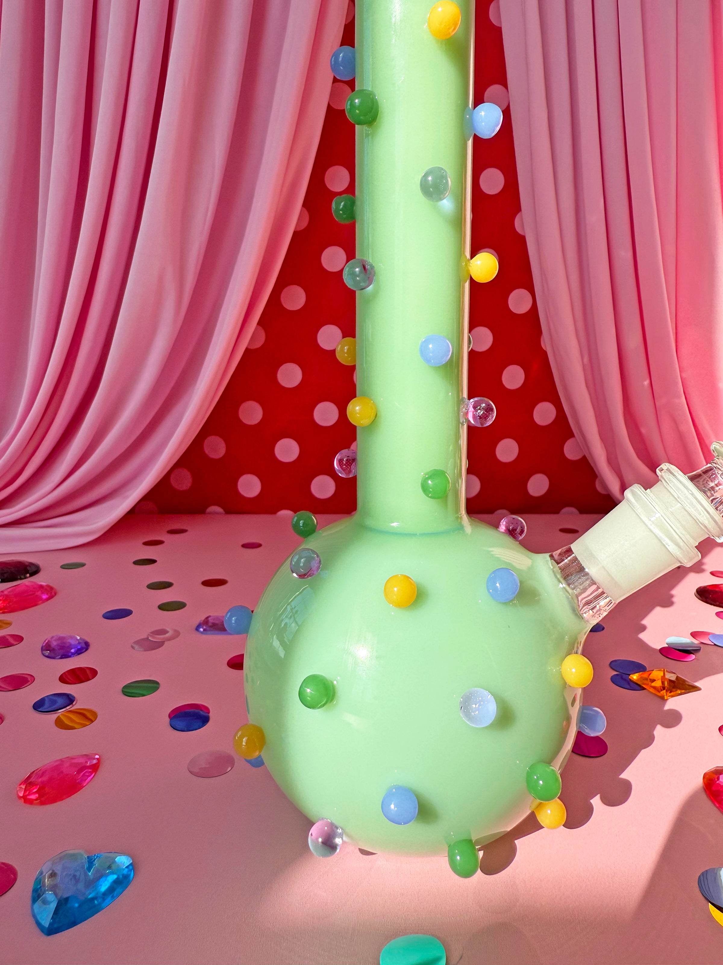Circus Dots Bong- Jade