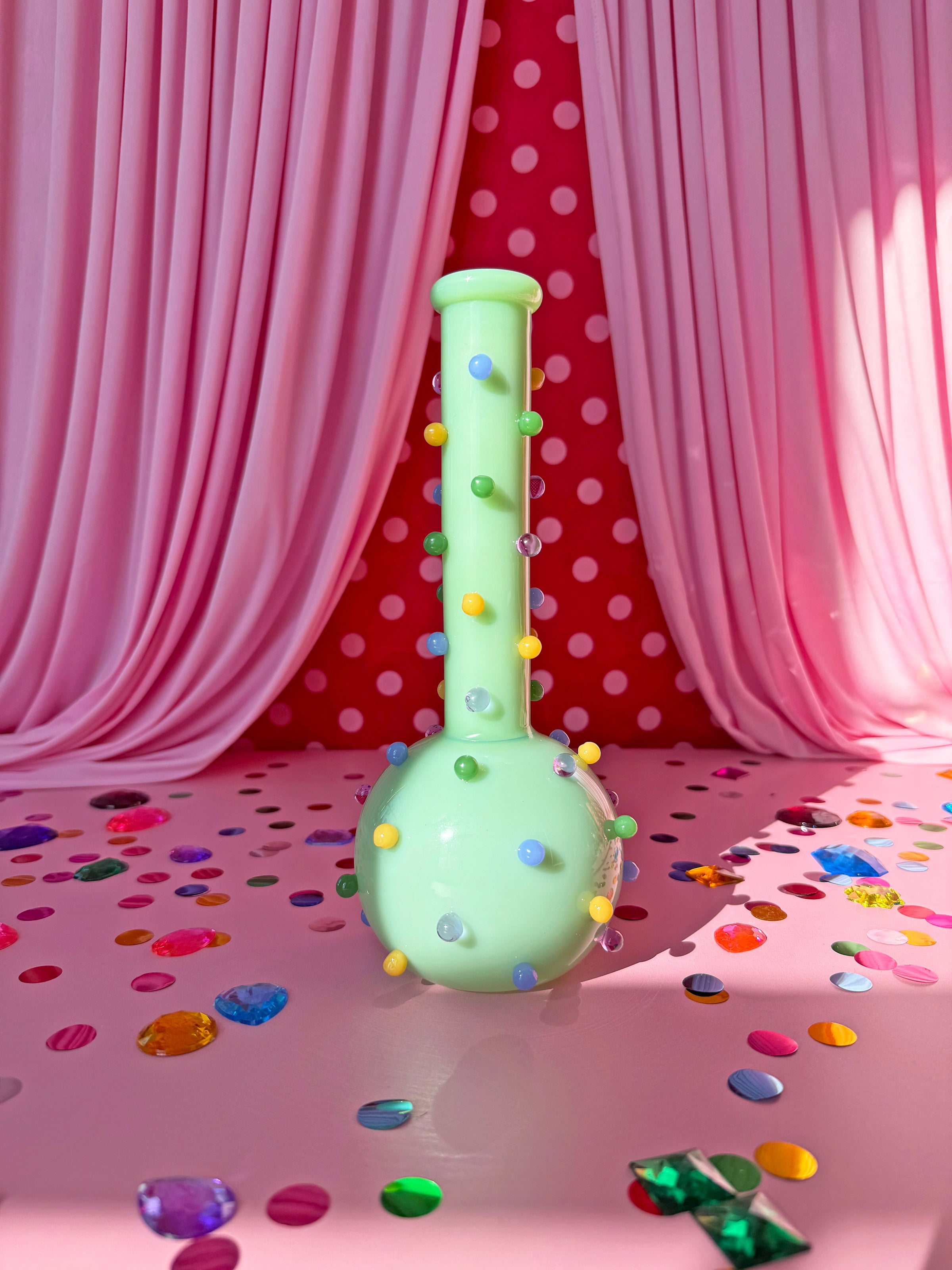 Circus Dots Bong- Jade