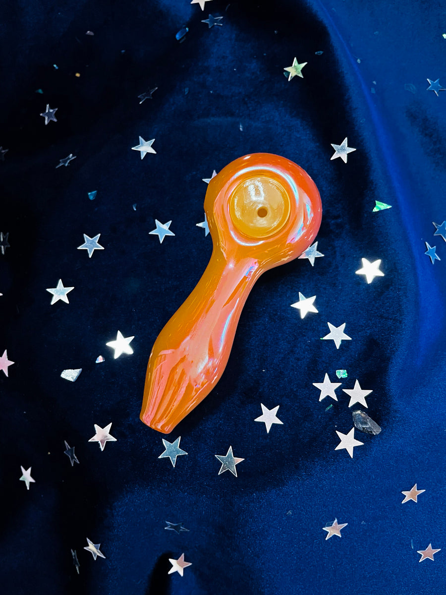 Iridescent Pipe- Amber