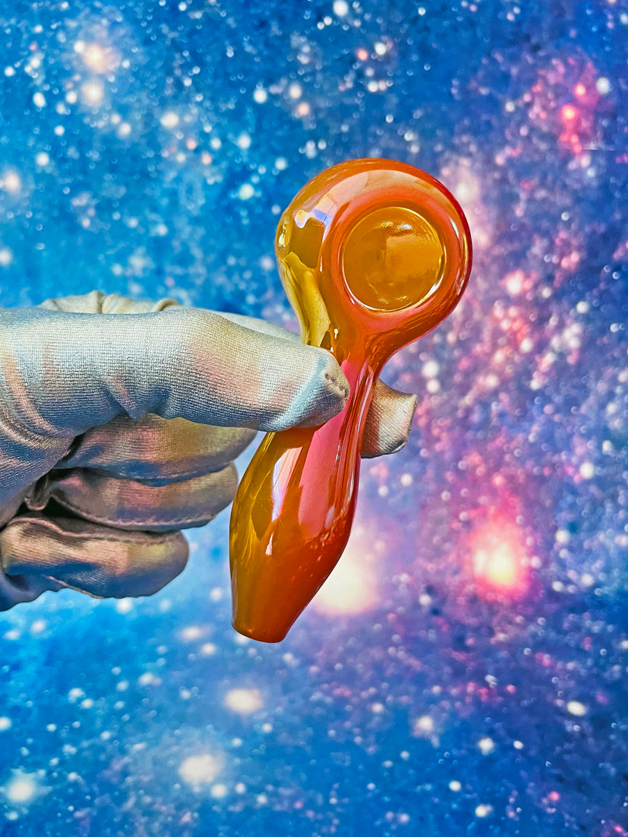 Iridescent Pipe- Amber