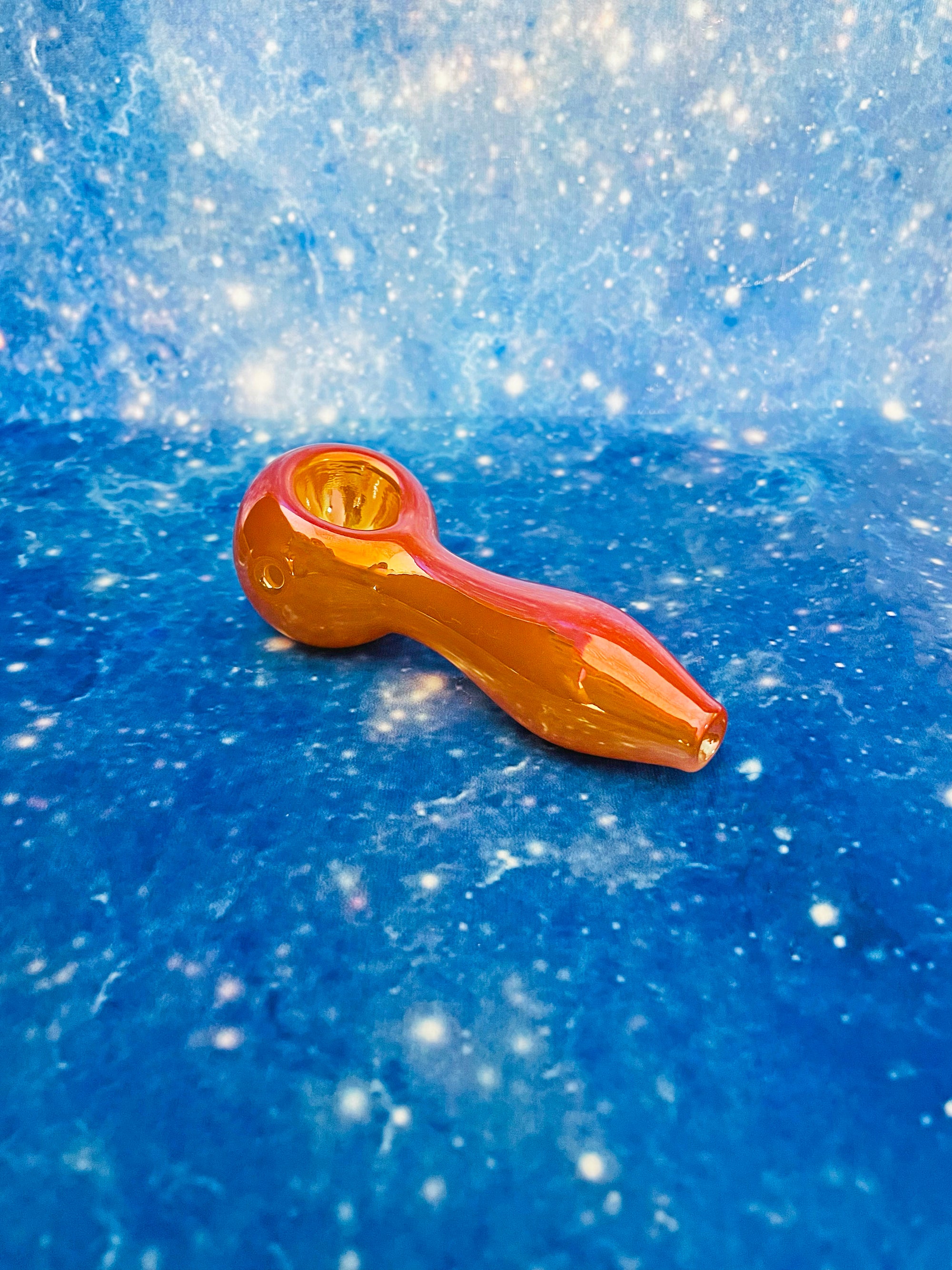 Iridescent Pipe- Amber