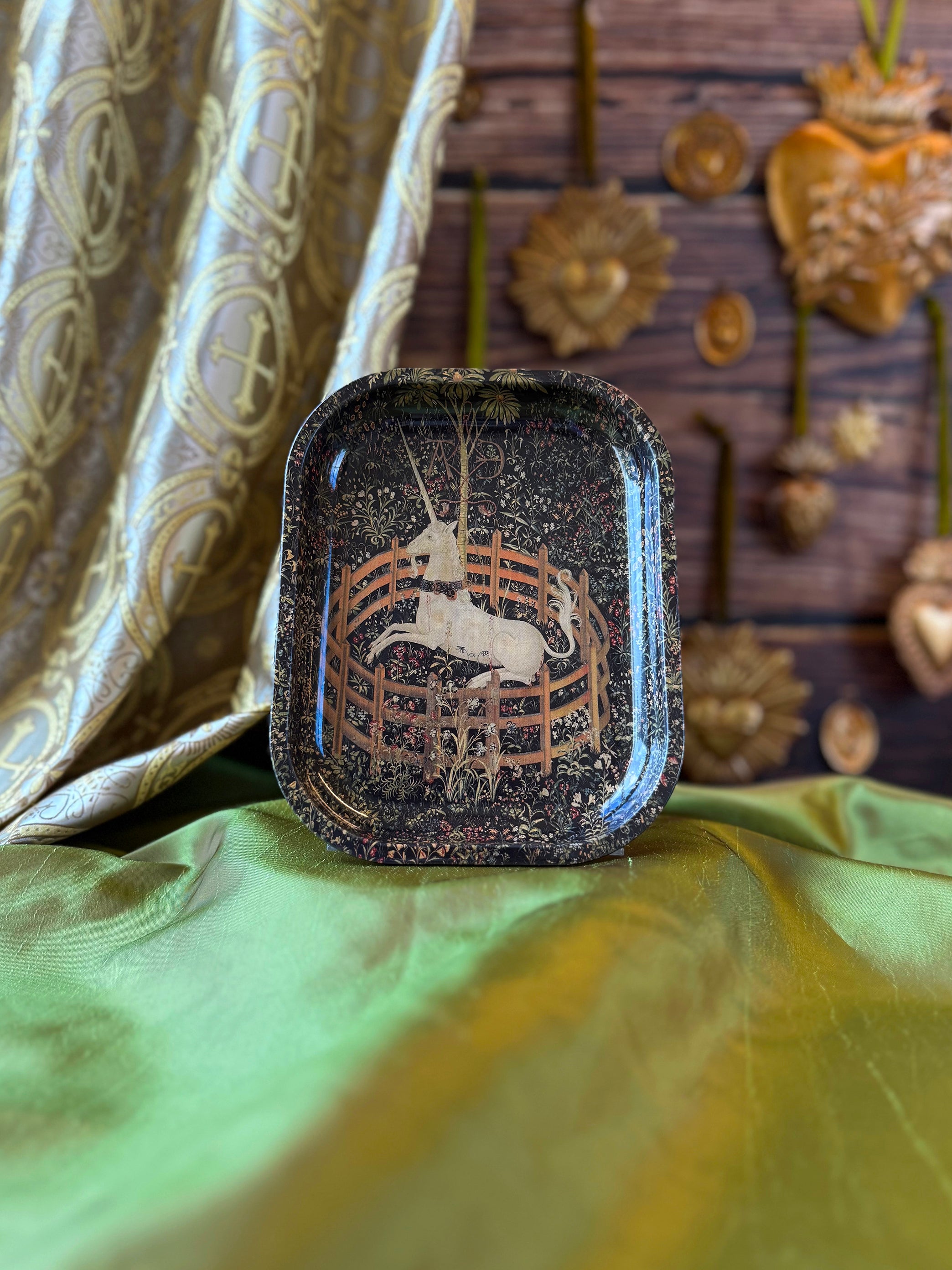 Medieval Tapestry Rolling Tray