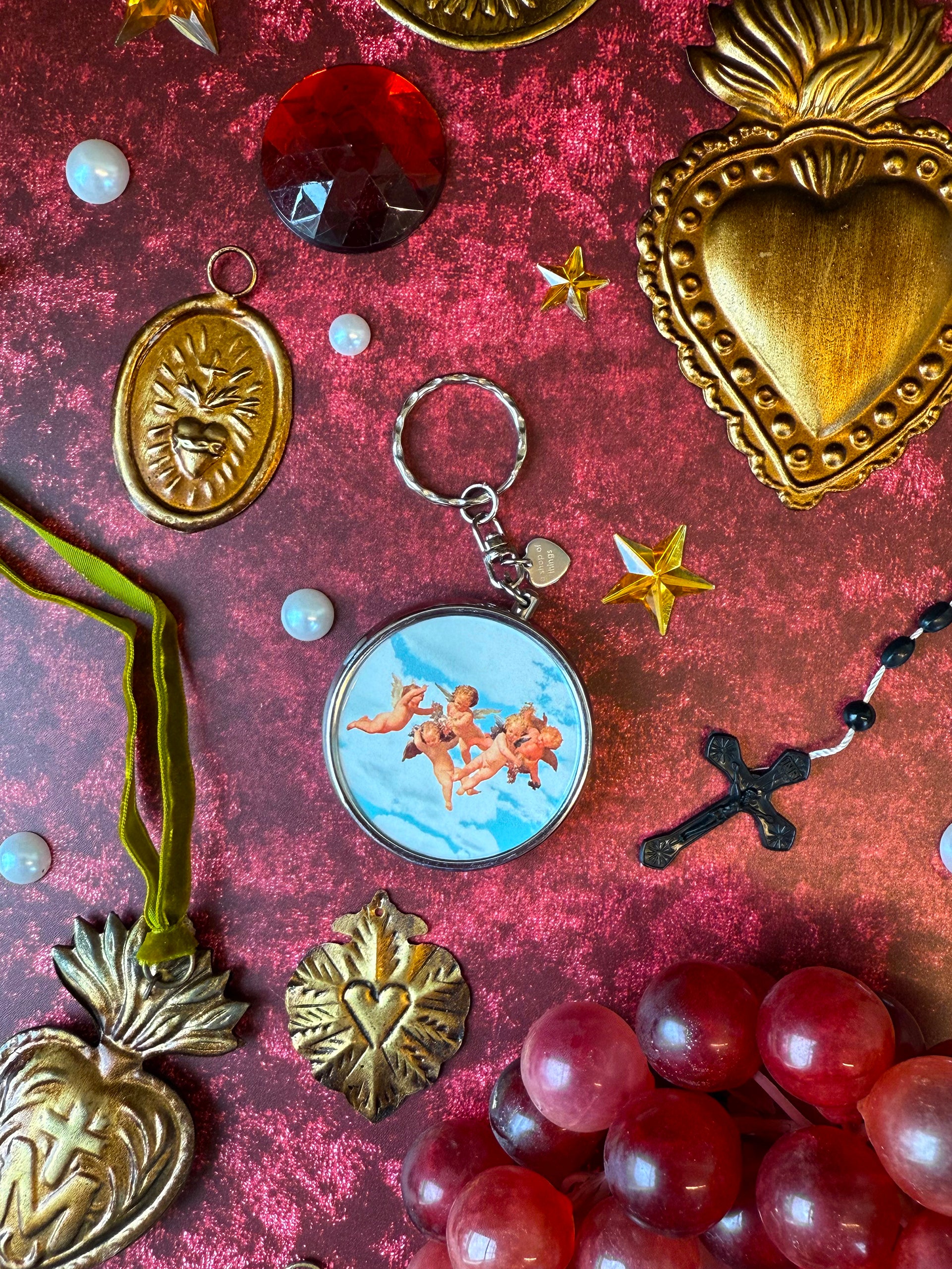 Cherub Ash Tray Keychain