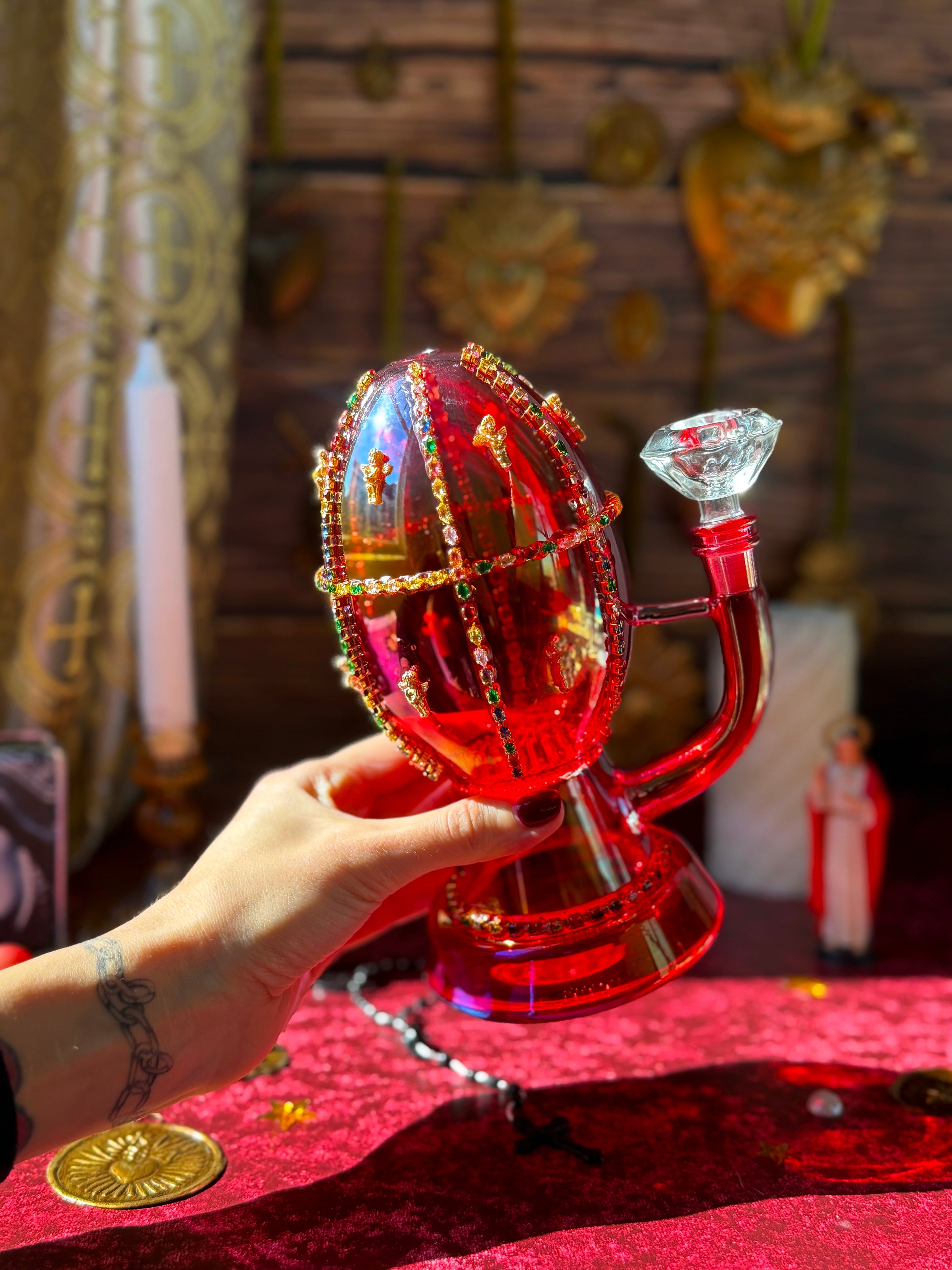 Fauxberge Egg Bubbler