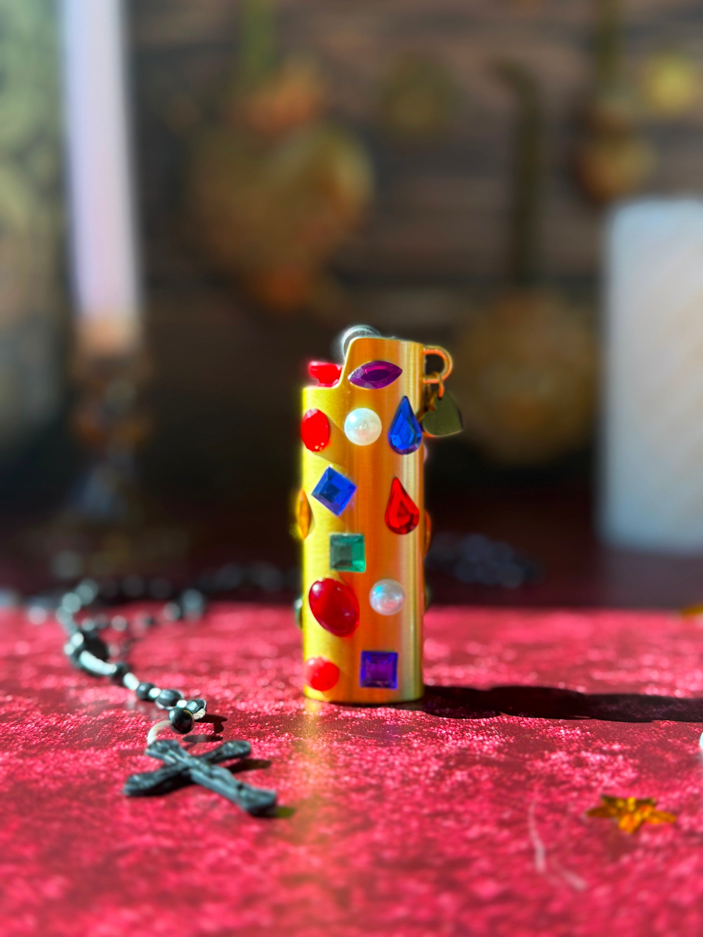 Bejeweled Lighter Case