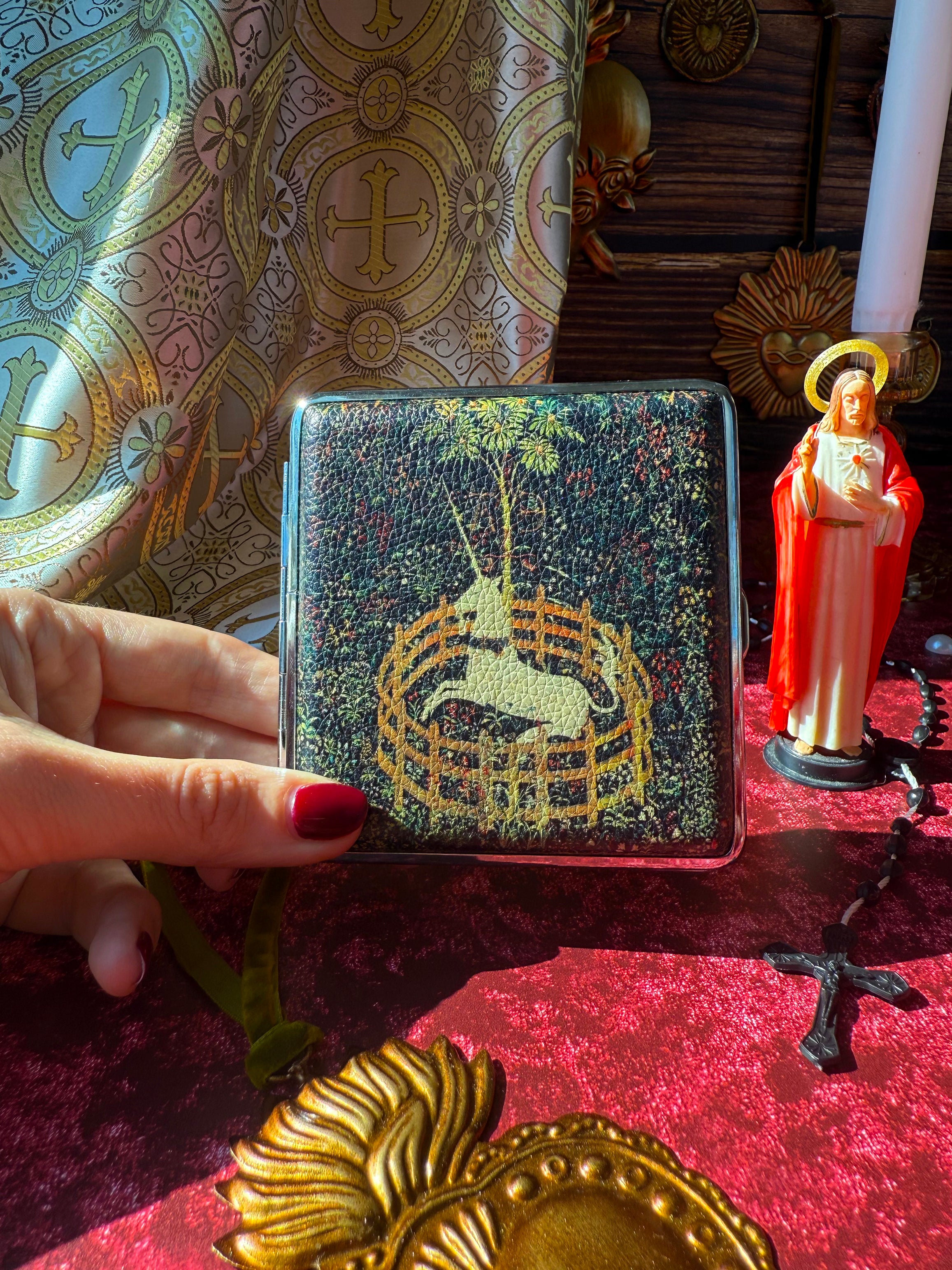 Medieval Tapestry Cig Case