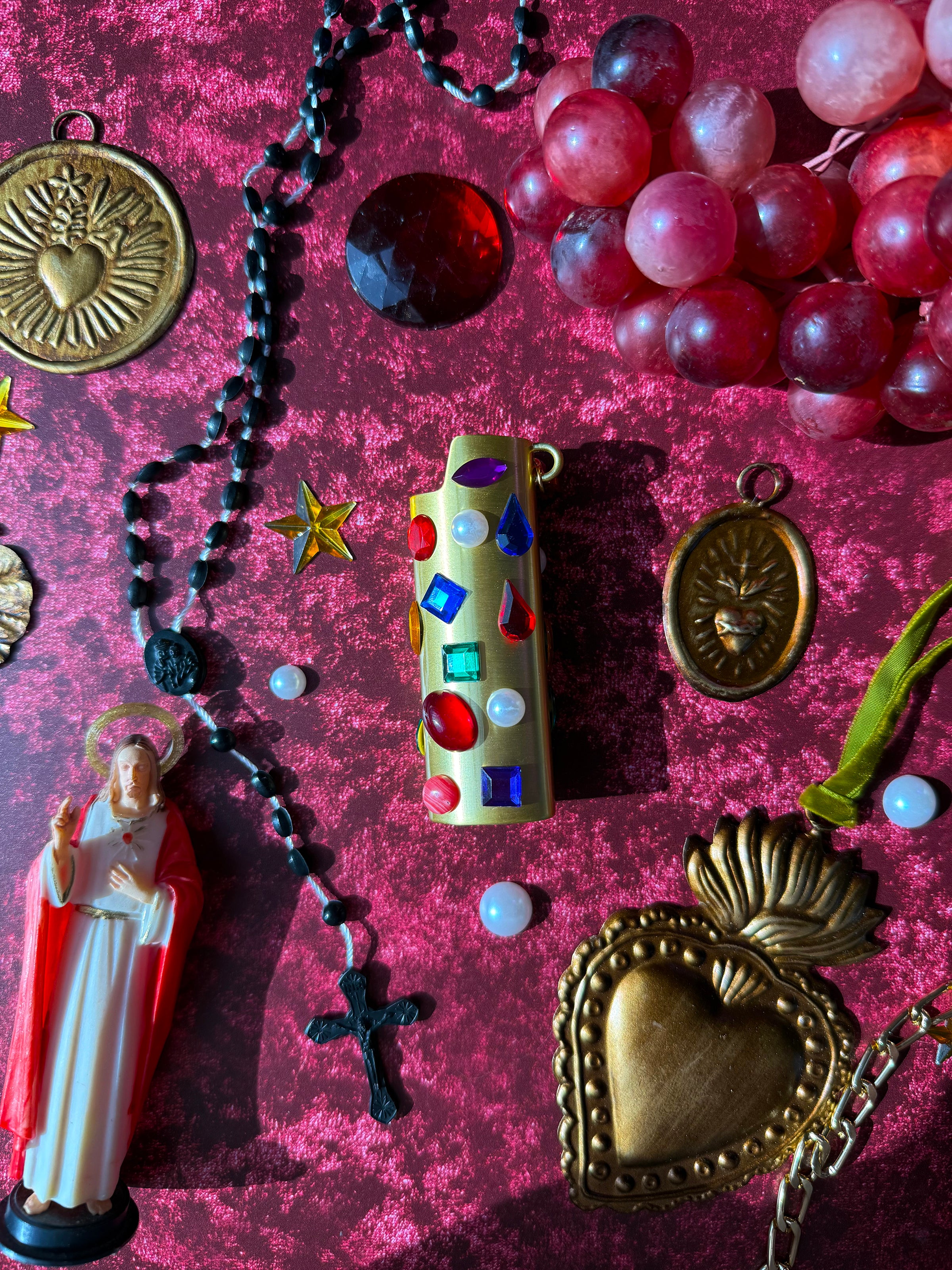 Bejeweled Lighter Case