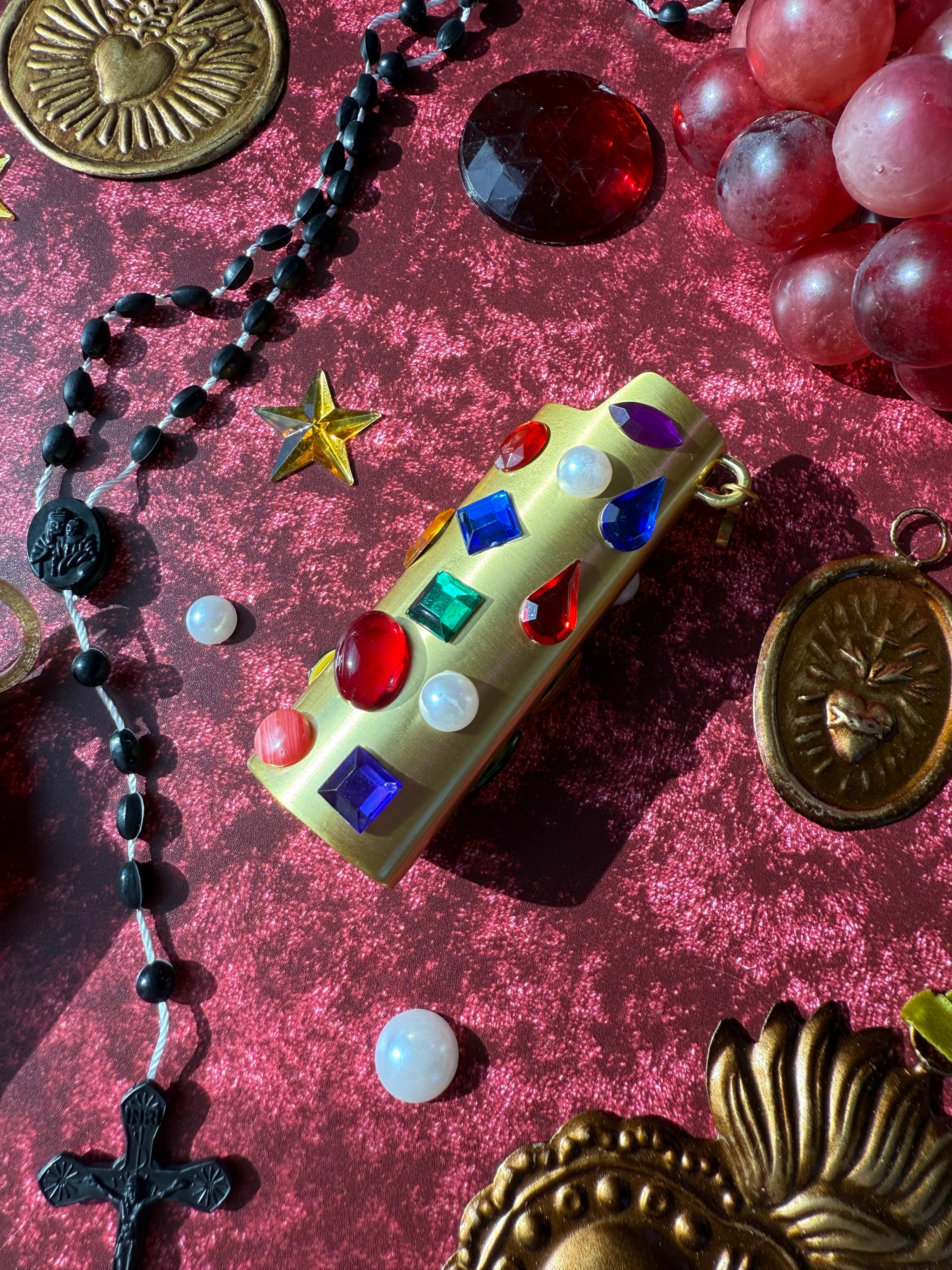 Bejeweled Lighter Case