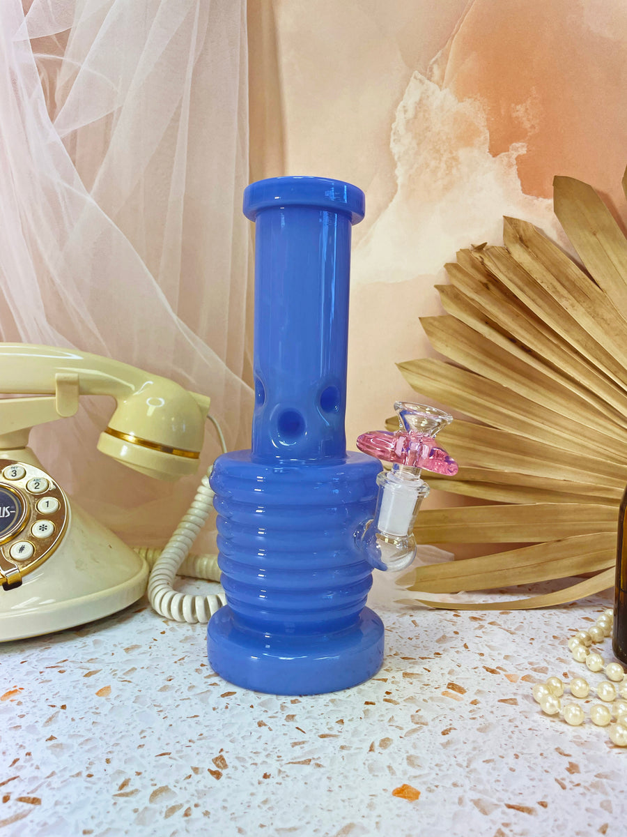 Groovy Heart Bong- Periwinkle