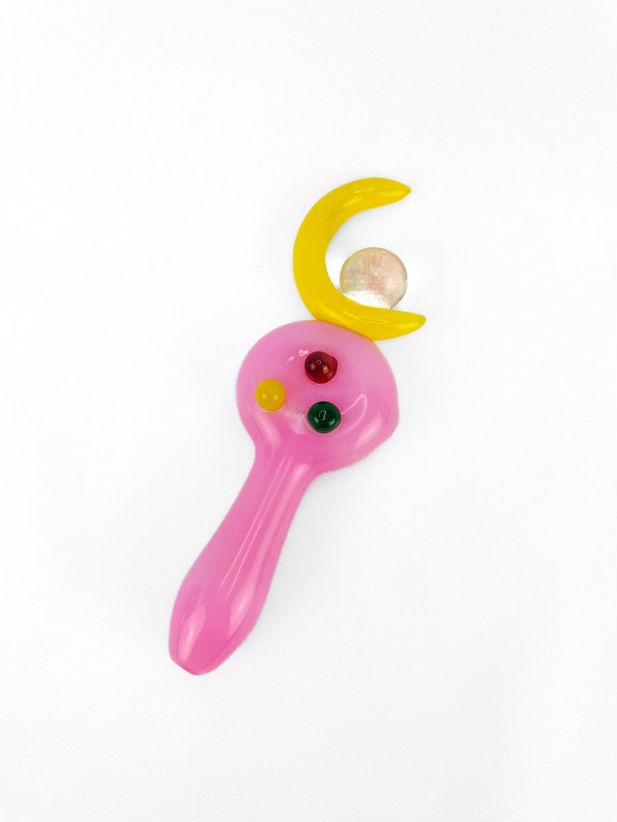 Crescent Moon Wand Pipe