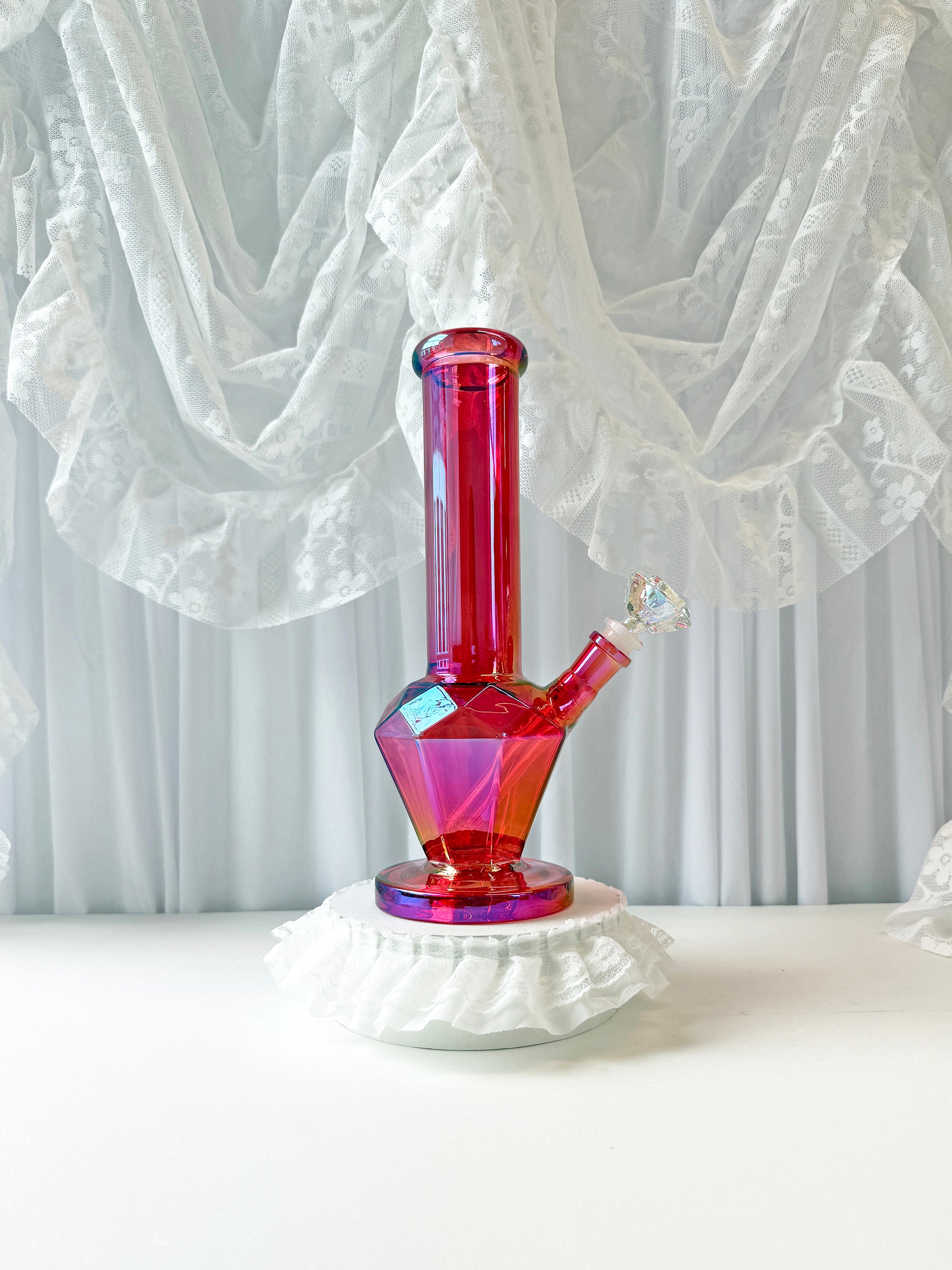 Diamond Bong- Cherry