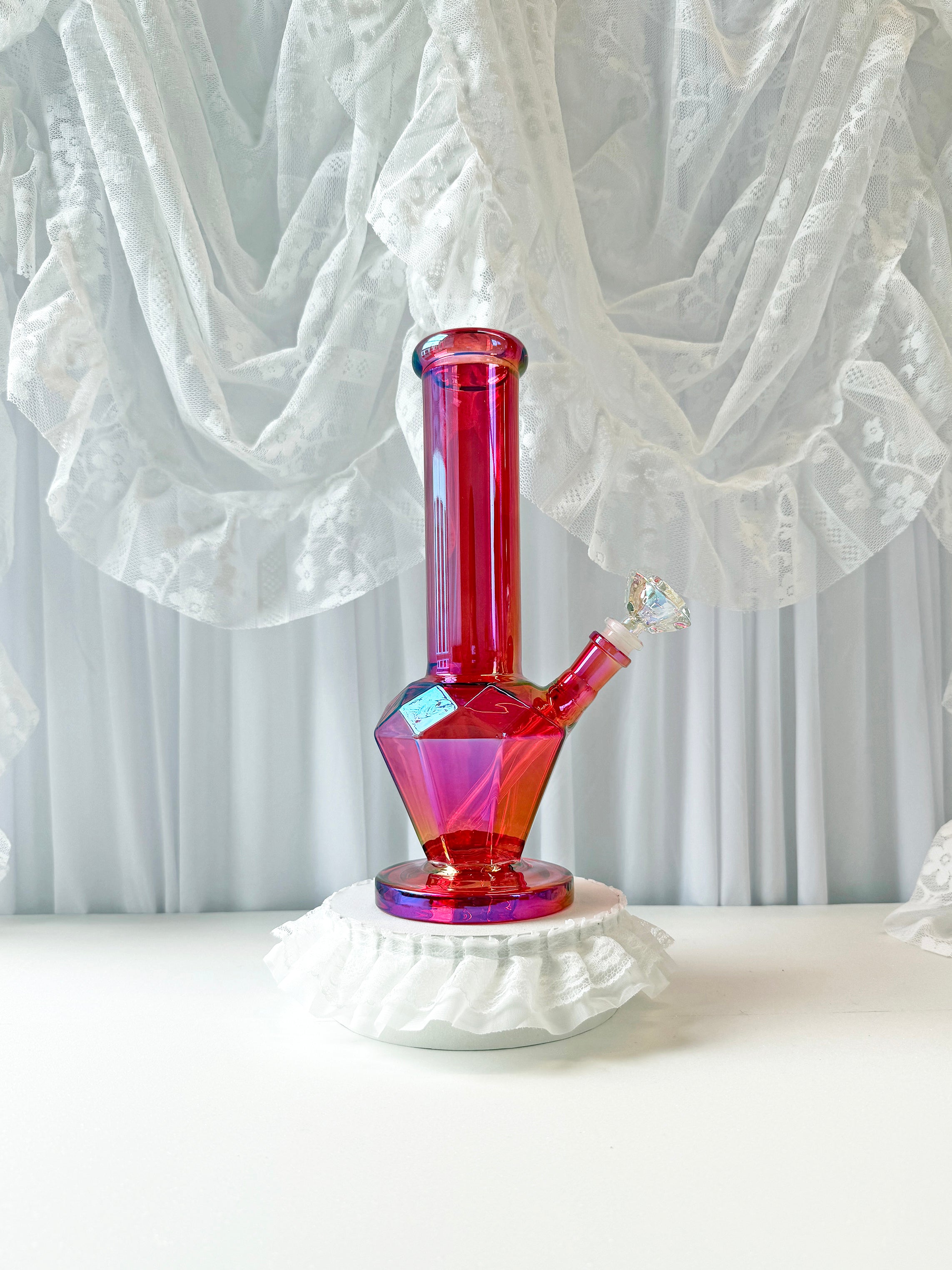 Diamond Bong- Cherry