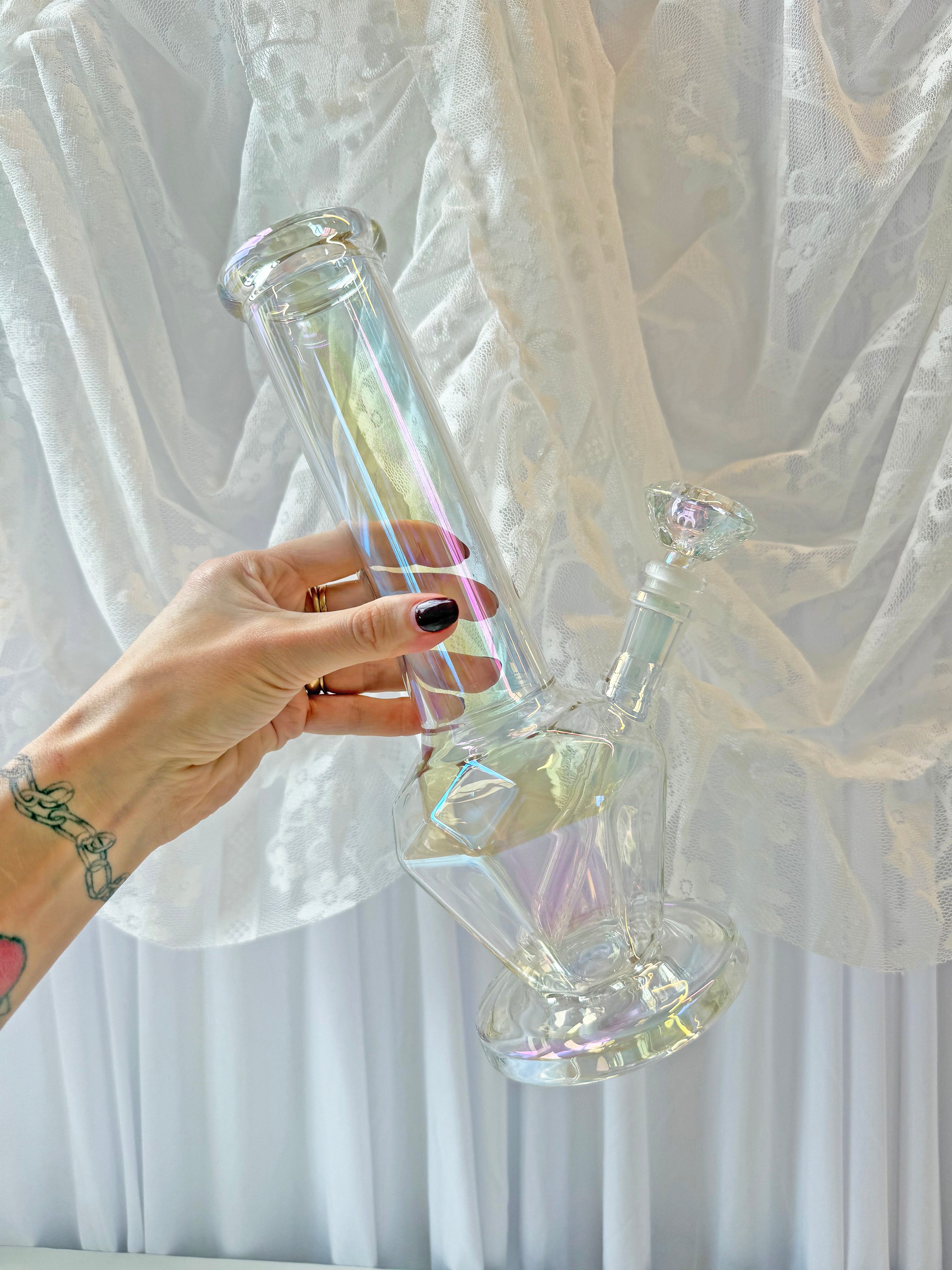 Diamond Bong- Iridescent