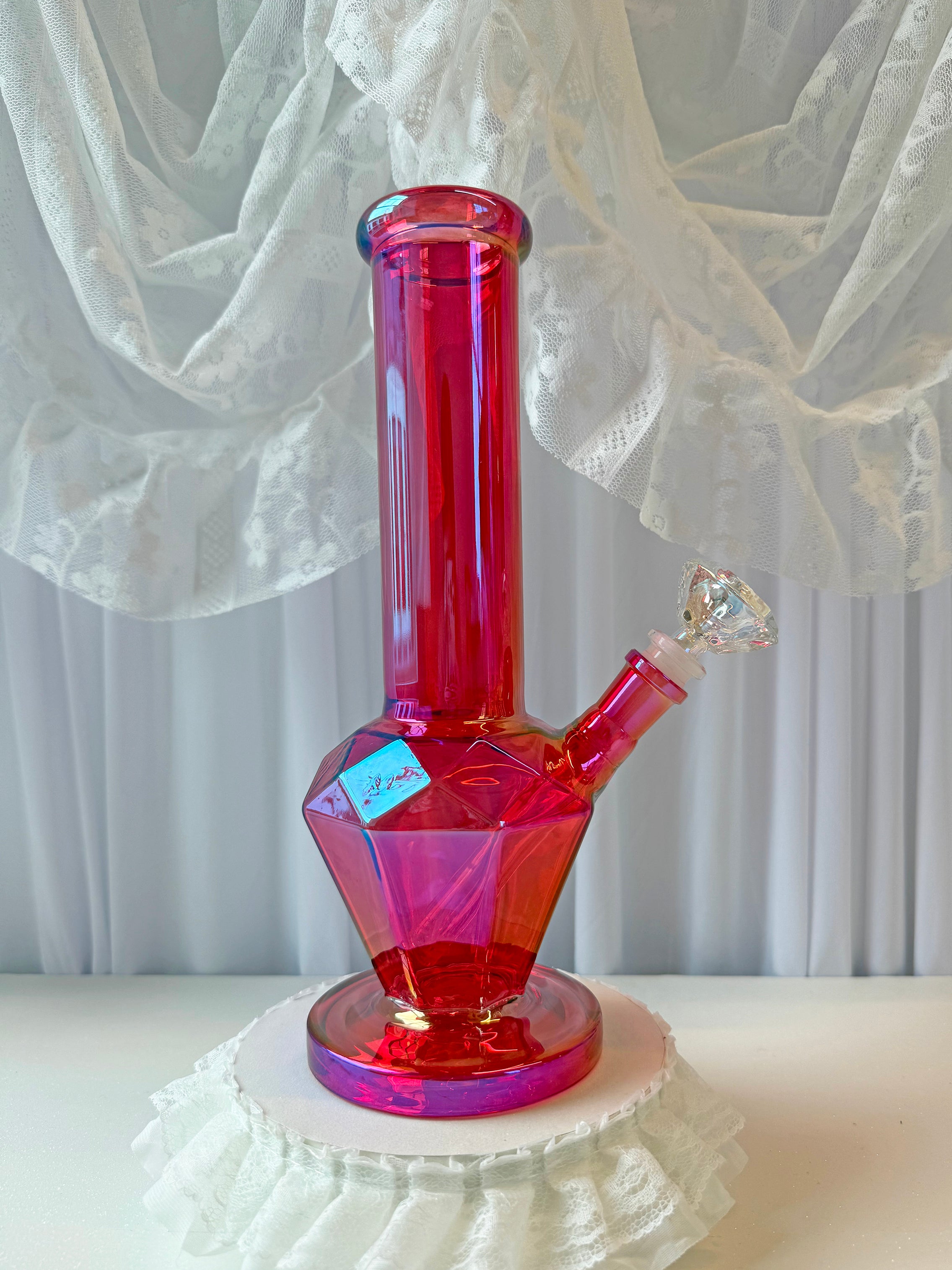 Diamond Bong- Cherry