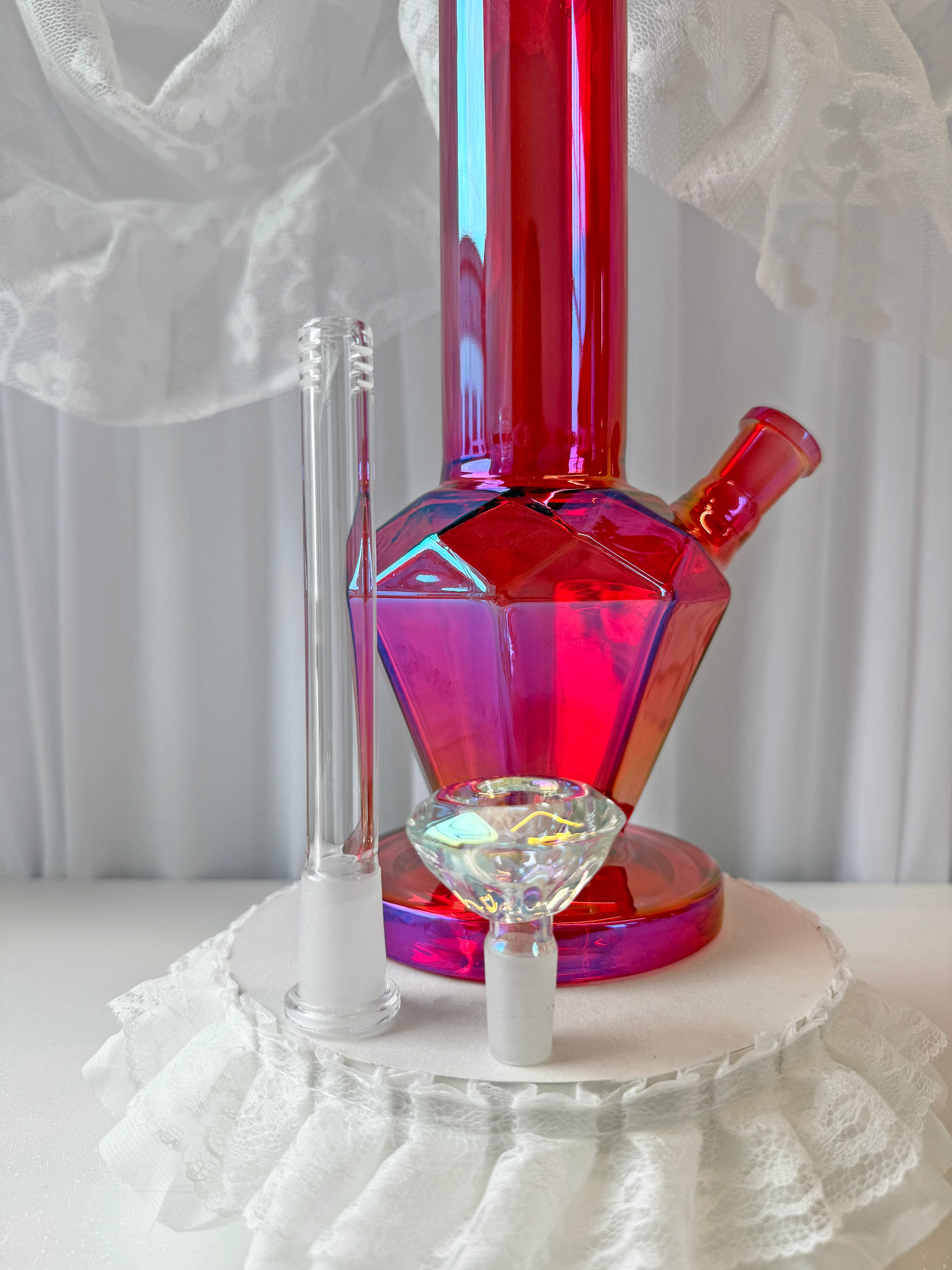 Diamond Bong- Cherry