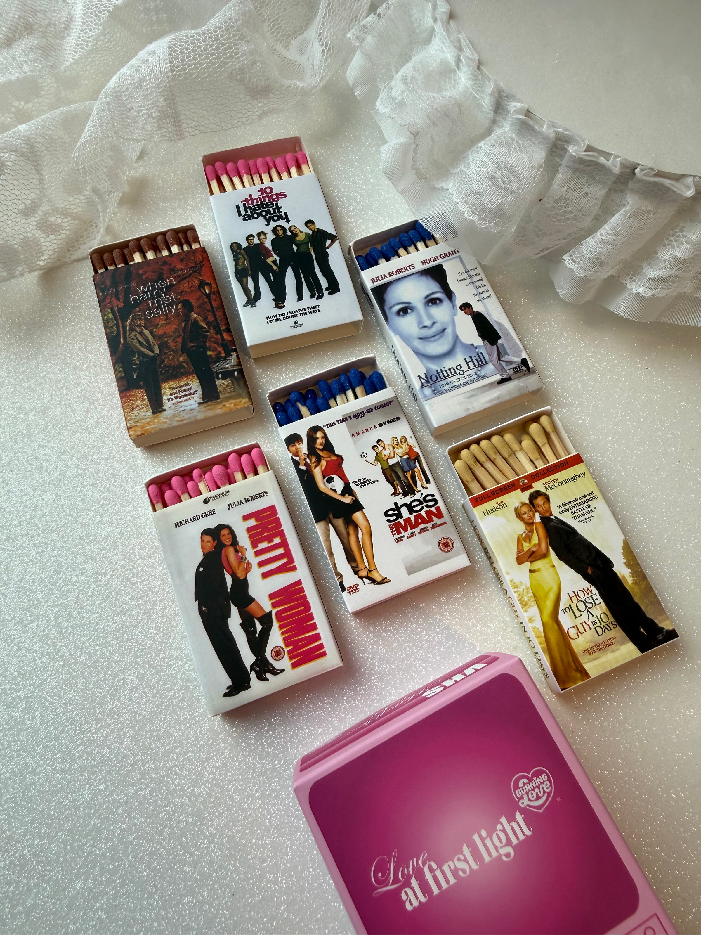 VHS Match Box Set- Rom Com