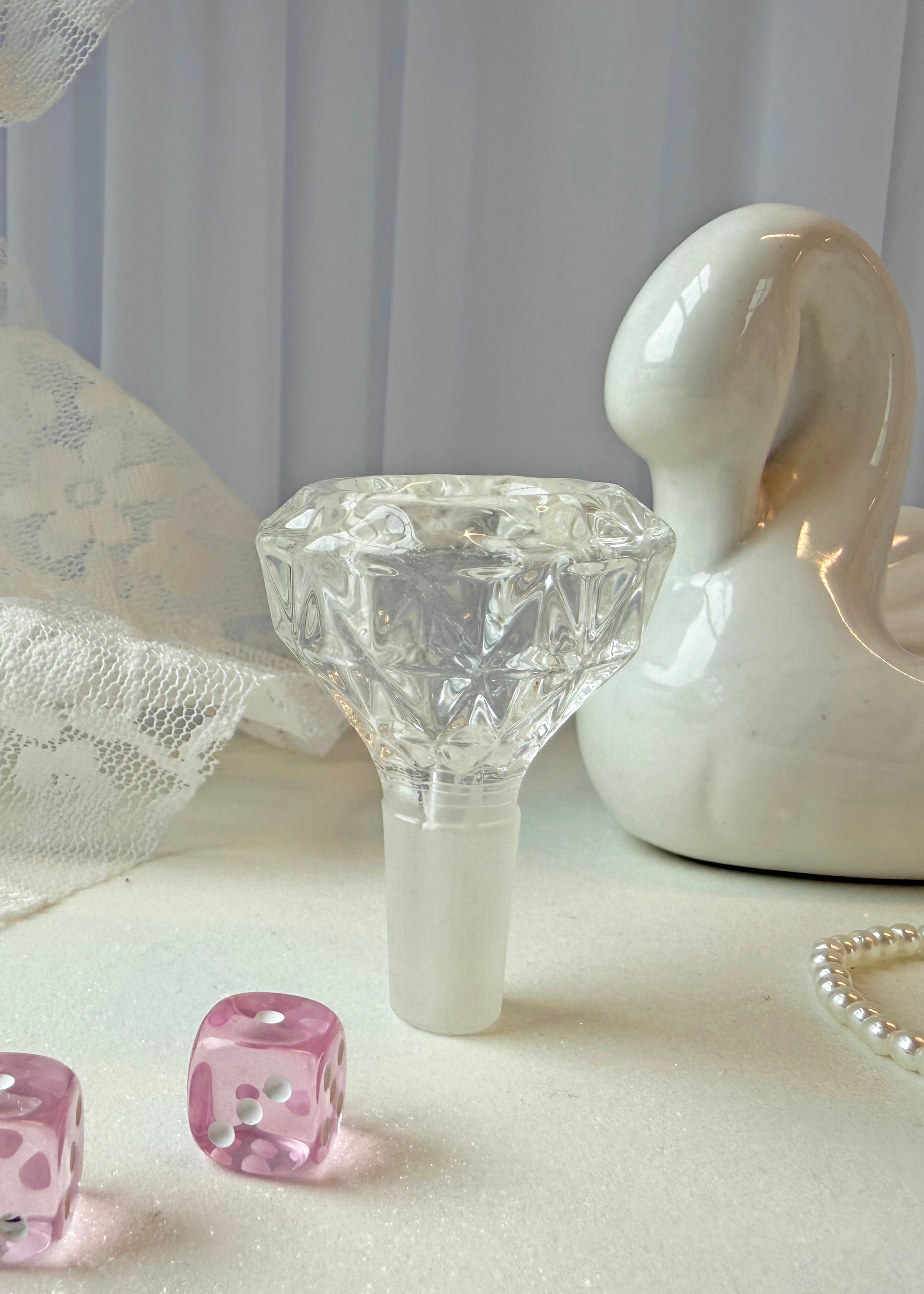 Faceted Slide- Clear