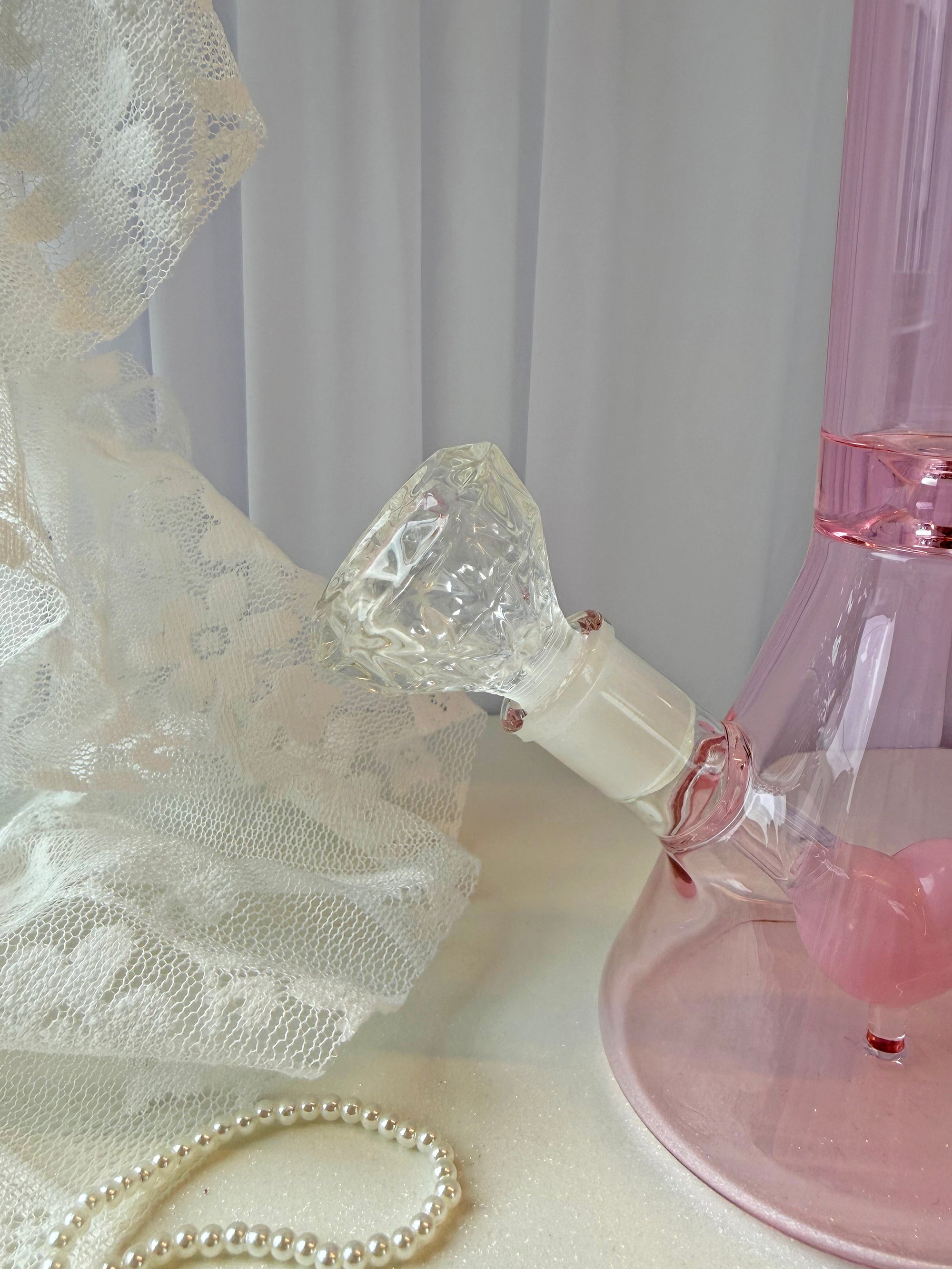 Faceted Slide- Clear