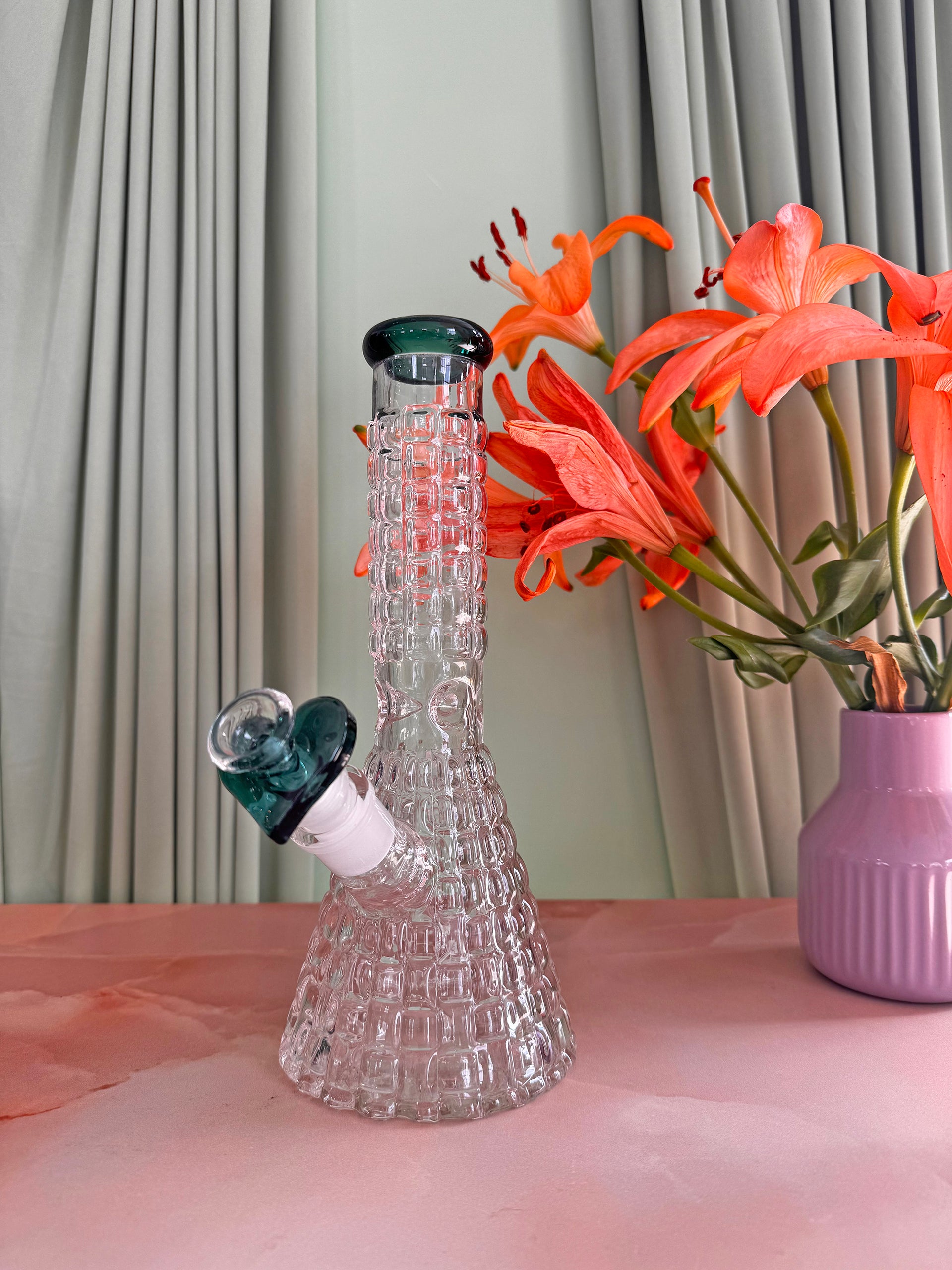 Love Bomb Bong- Teal  Shop Burning Love