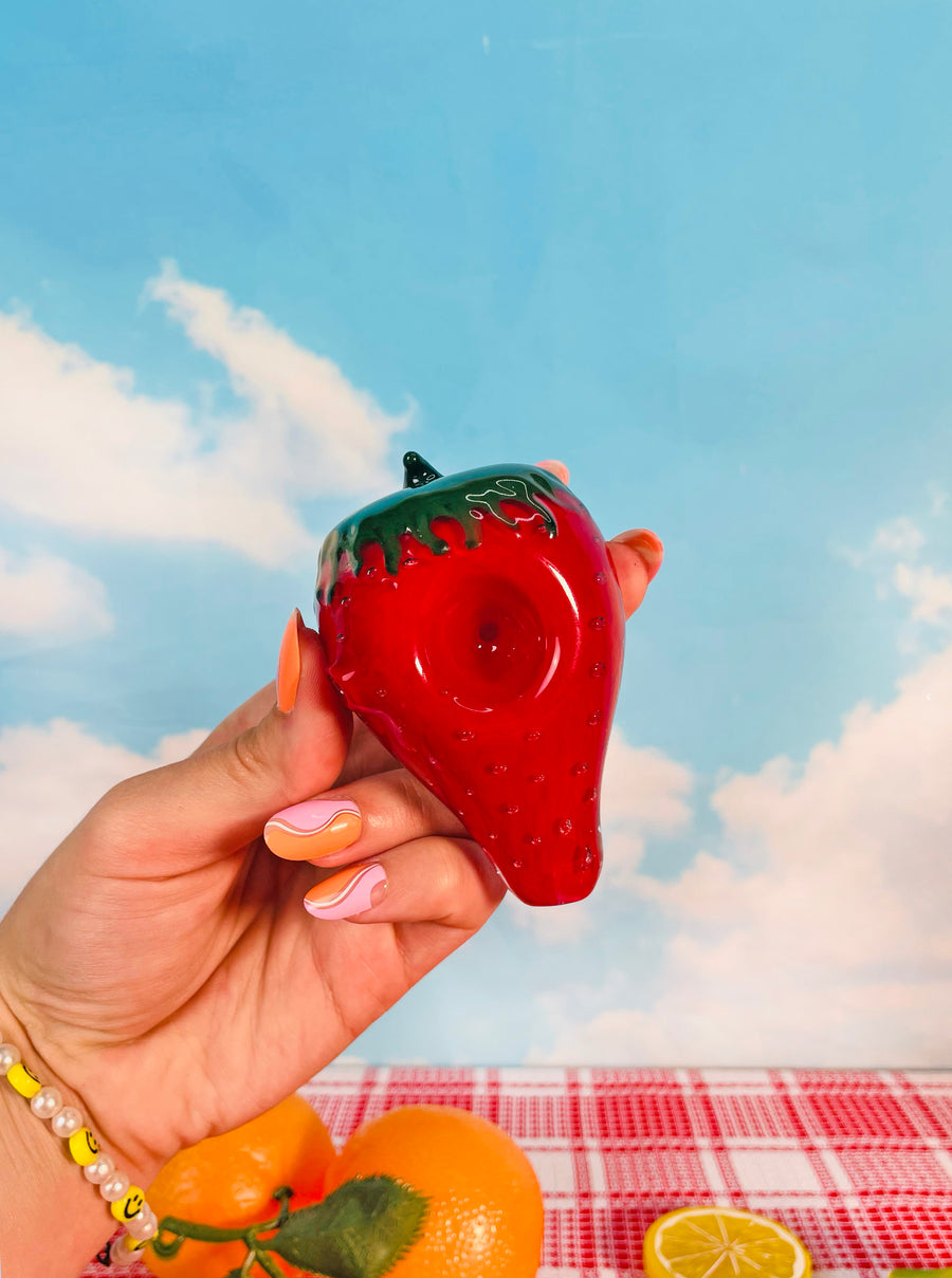 Strawberry Fruit Pipe- red