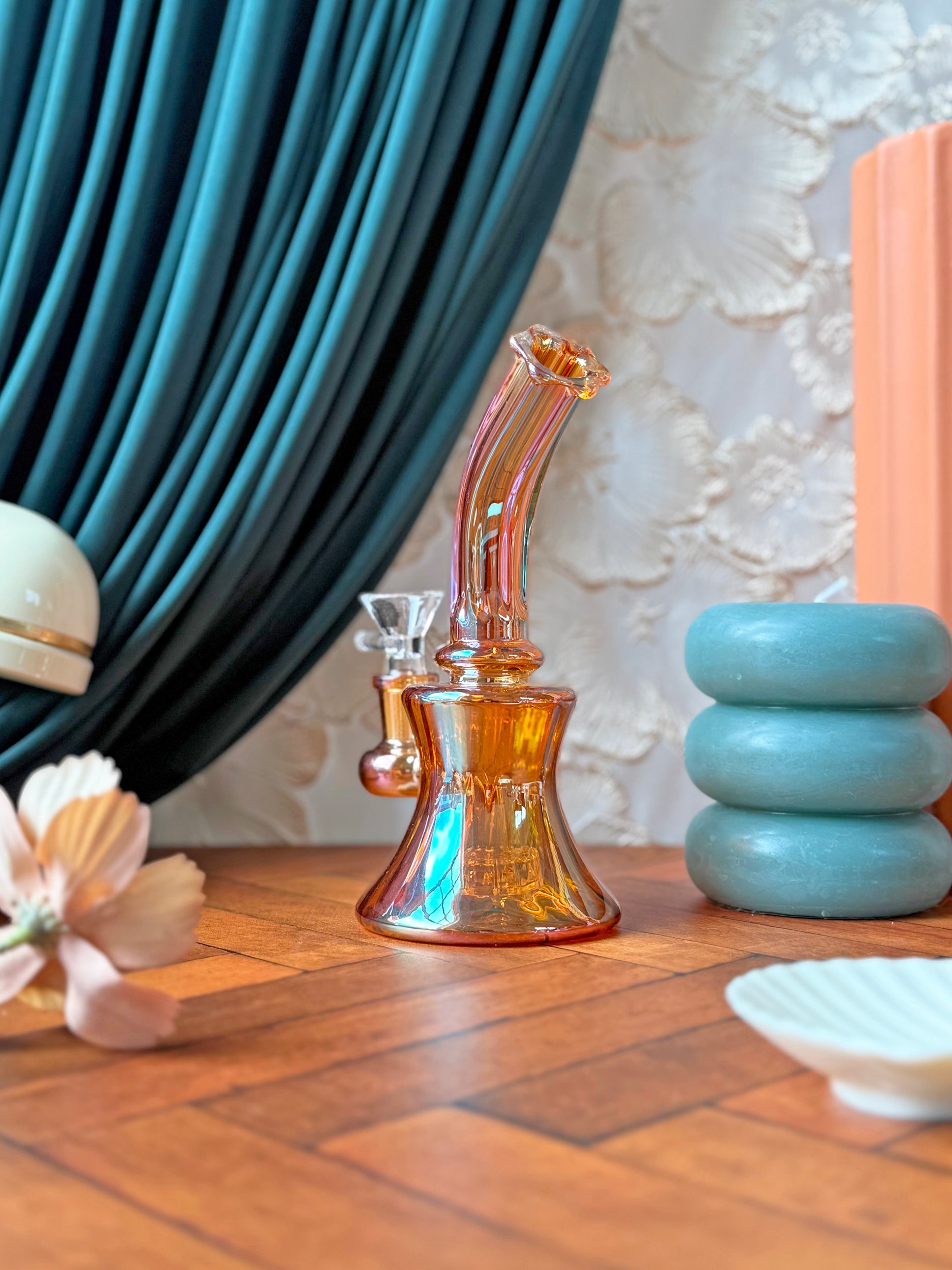 Fluted Flower Mini Bong