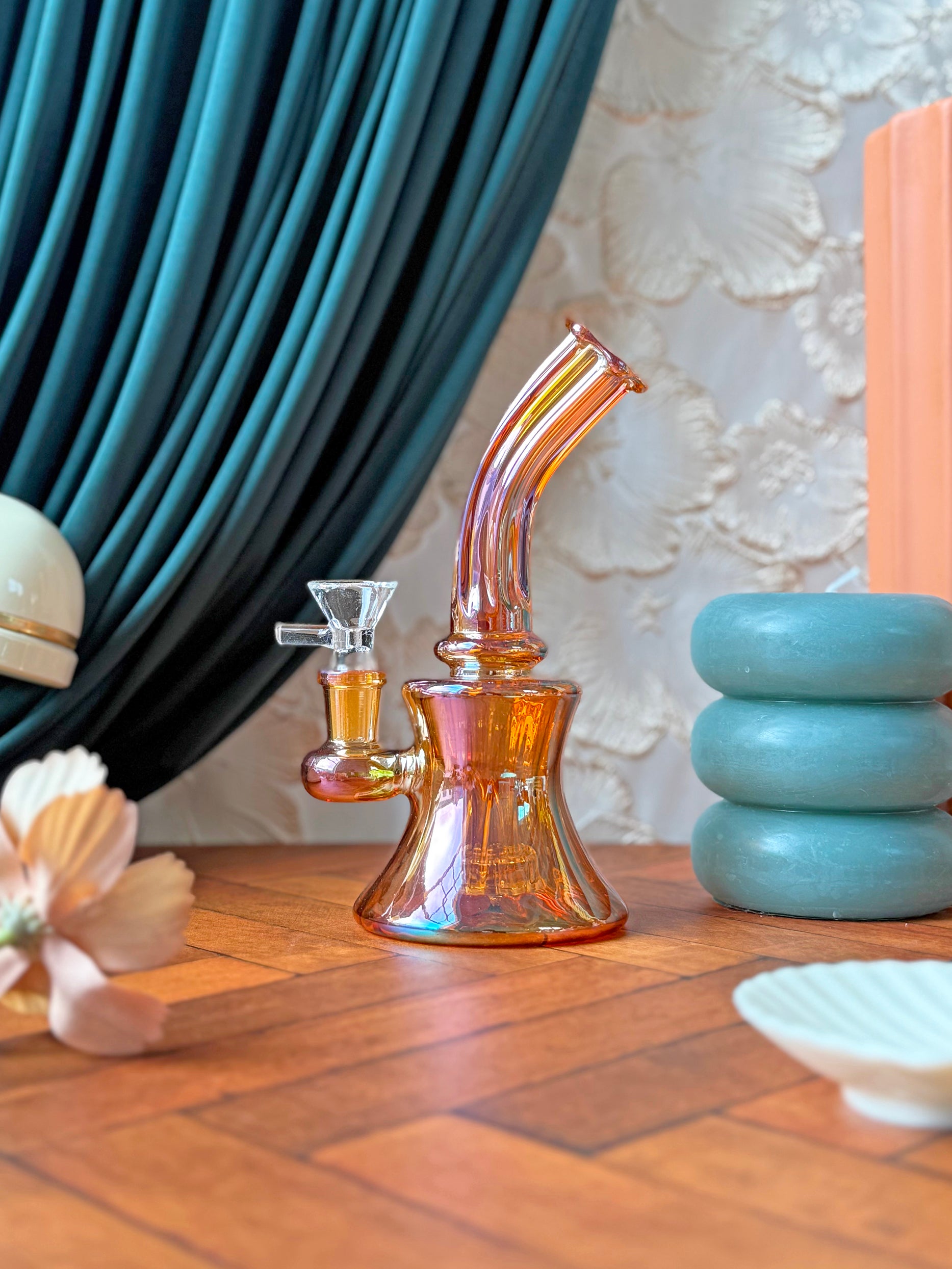 Fluted Flower Mini Bong