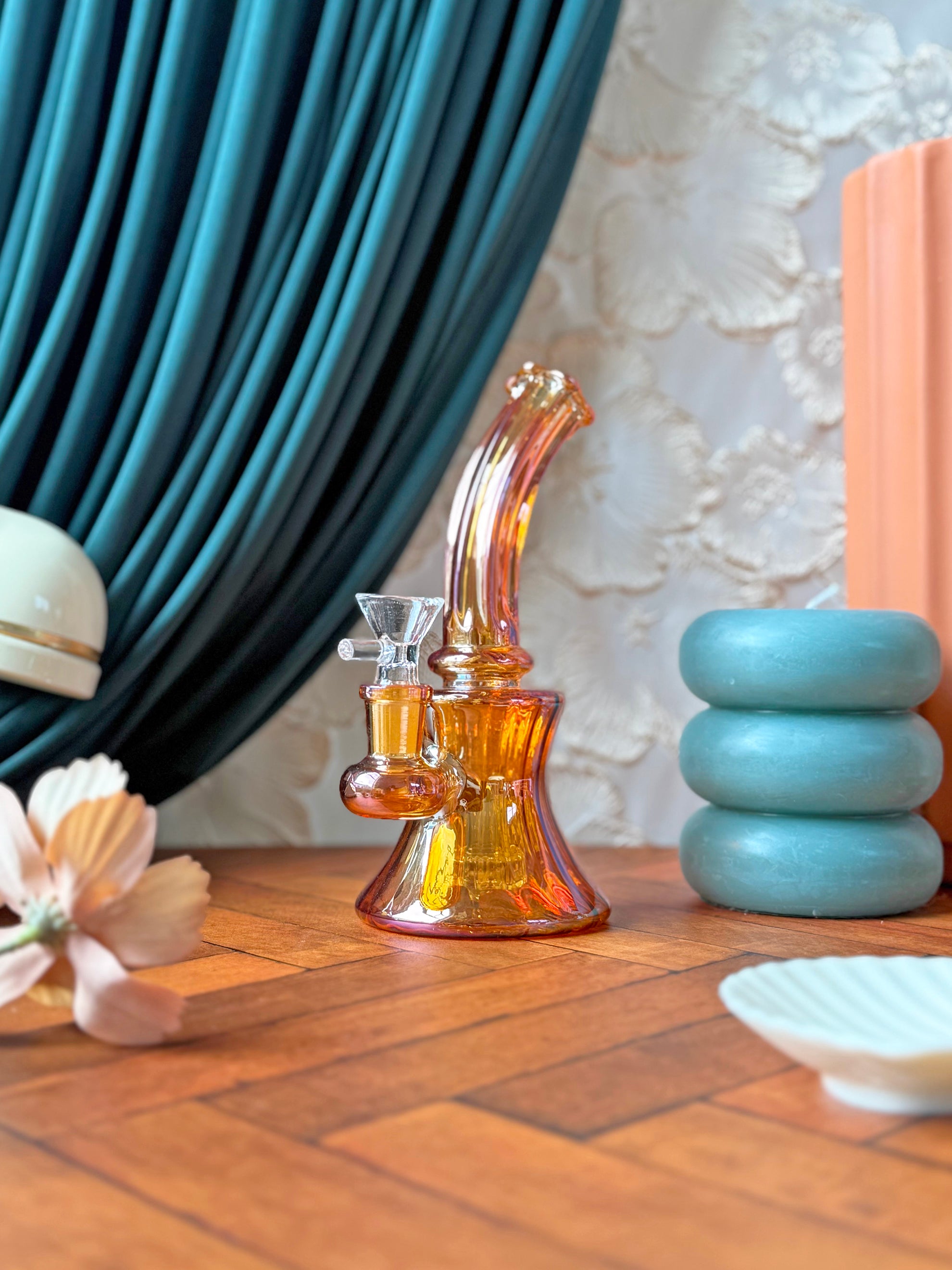 Fluted Flower Mini Bong