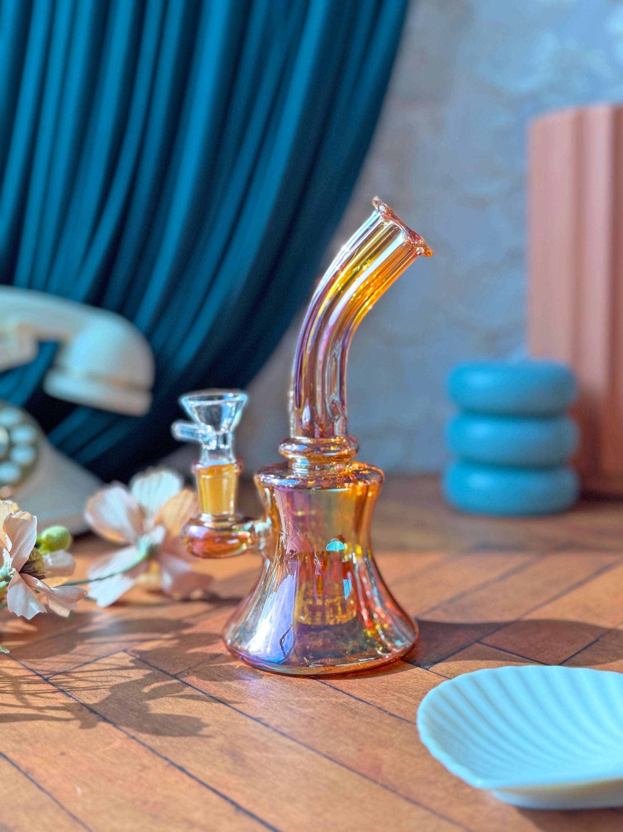 Fluted Flower Mini Bong
