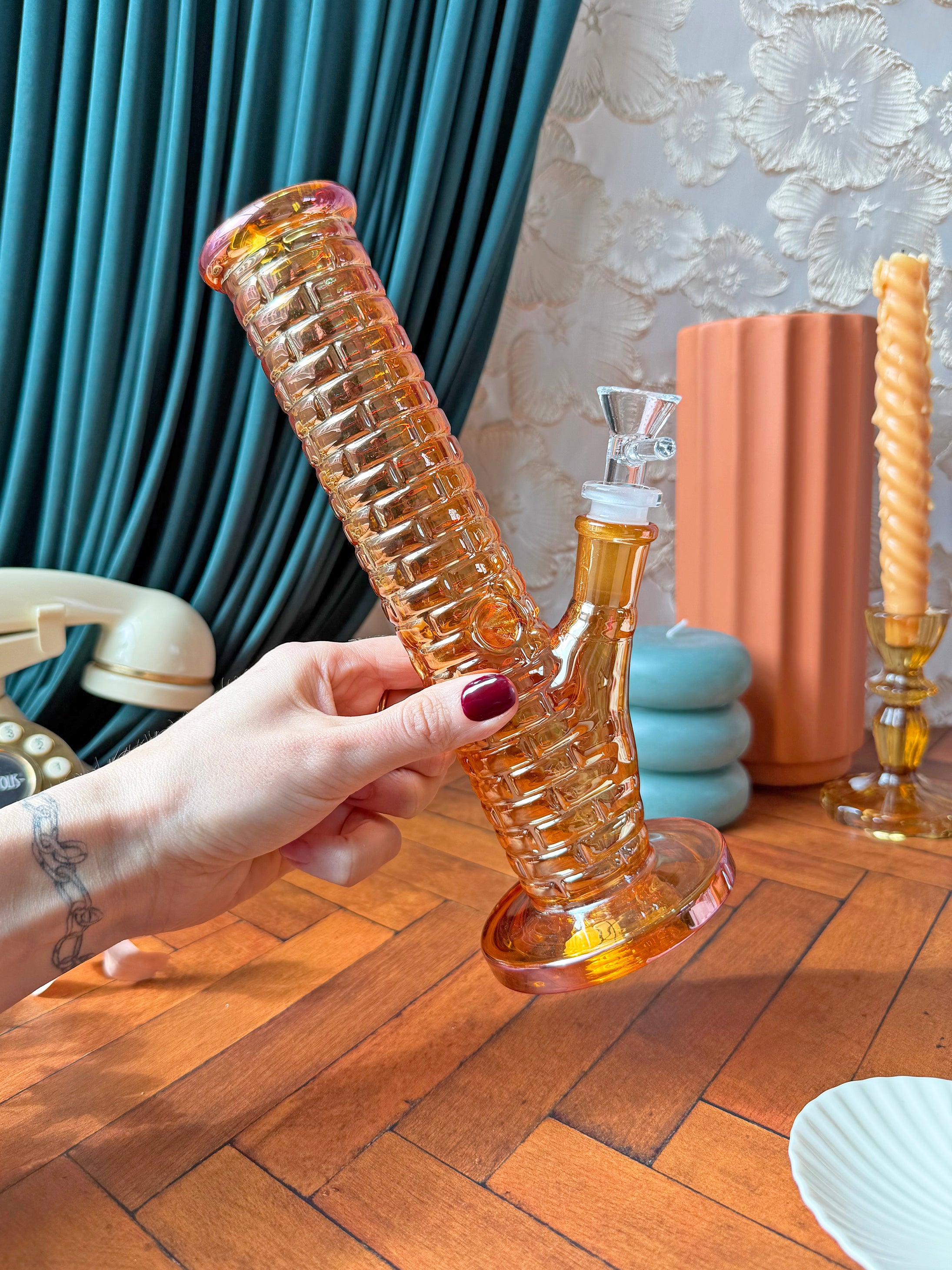 Smokestack Bong- Flame