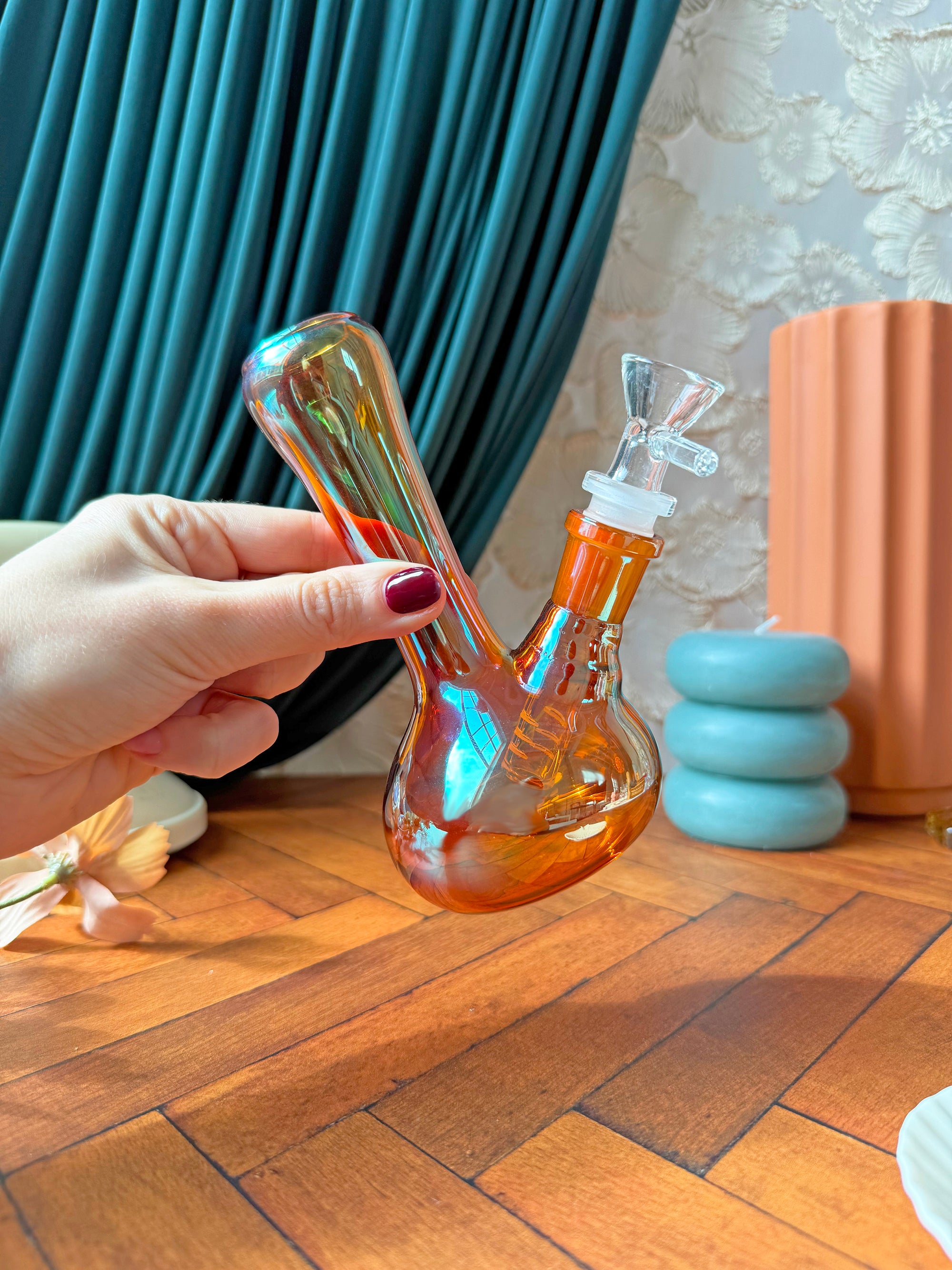 Aura Mini Bong- Amber