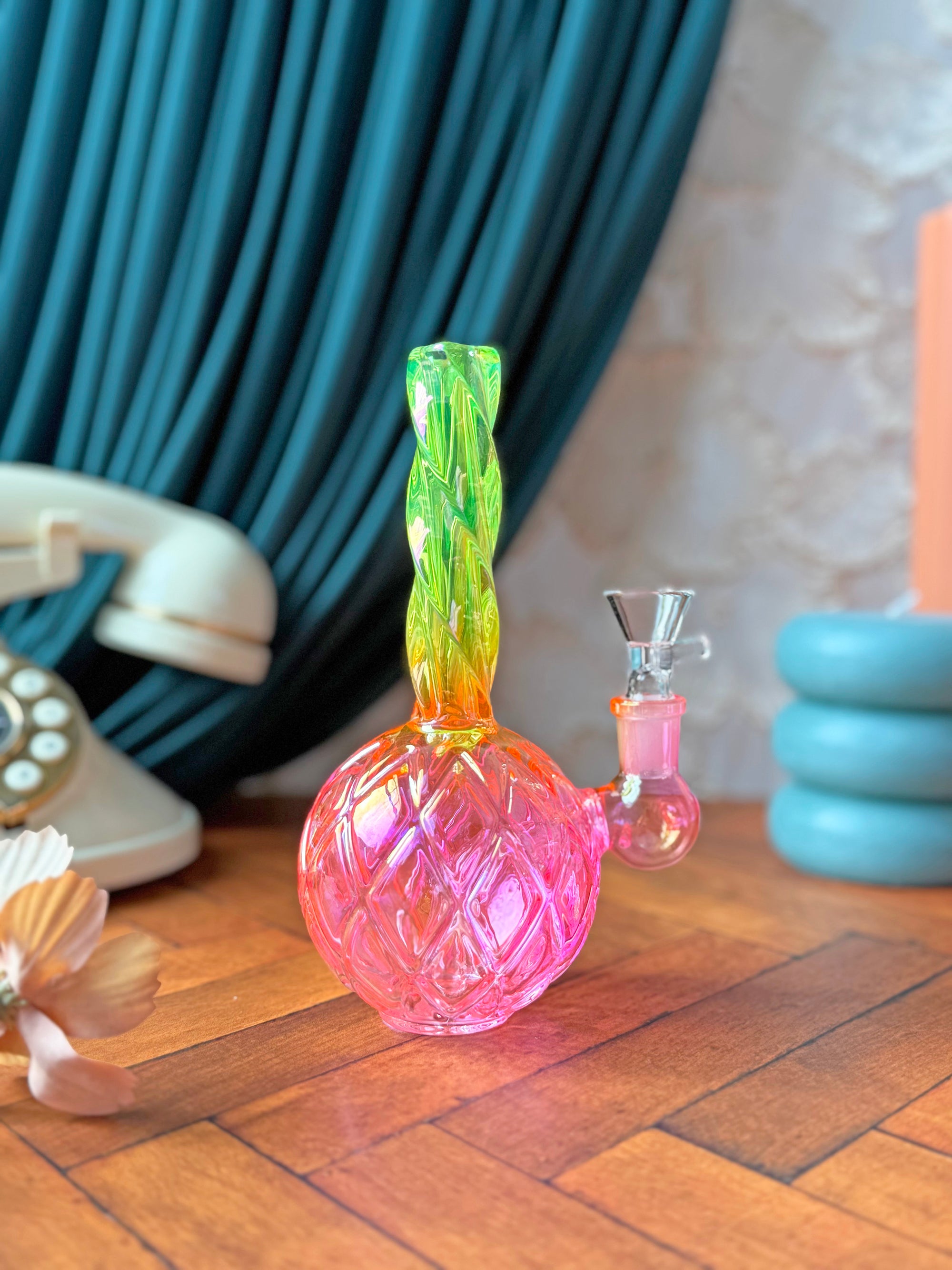 Neon Ombre Mini Bong