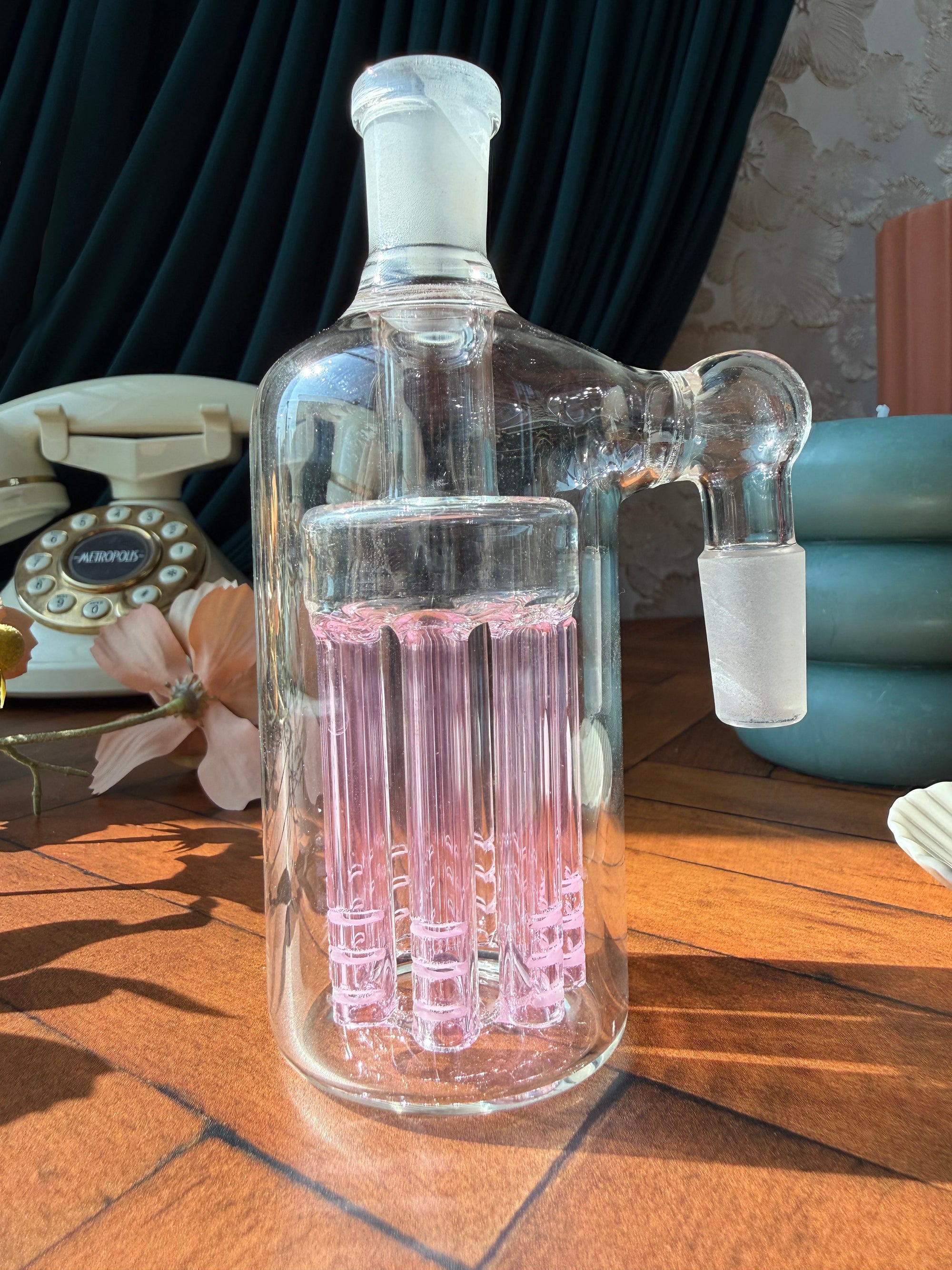 Pink Ash Catcher- 90 degree